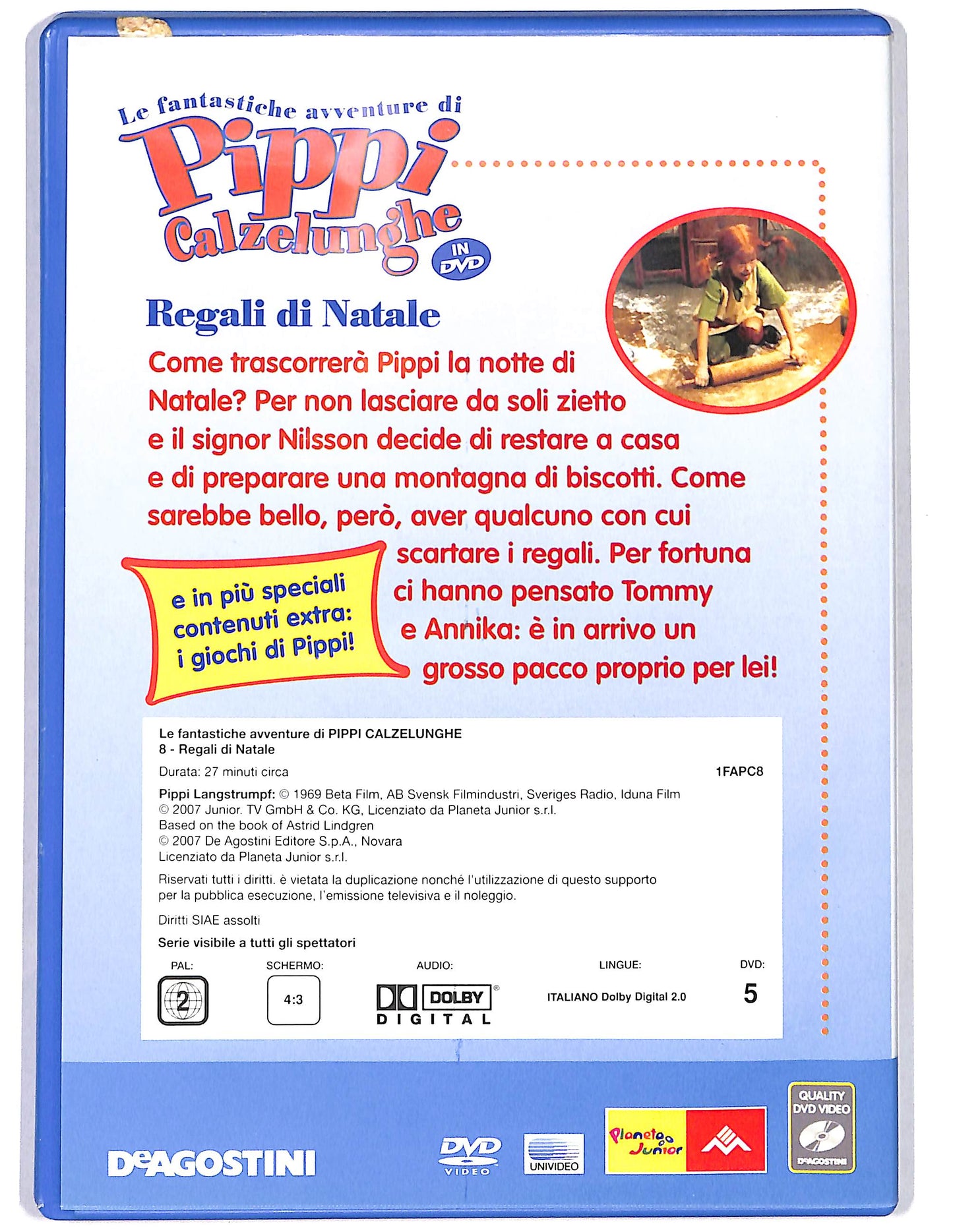 EBOND Regali di Natale Pippi Calzelunghe EP.8 EDITORIALE DVD DB614323