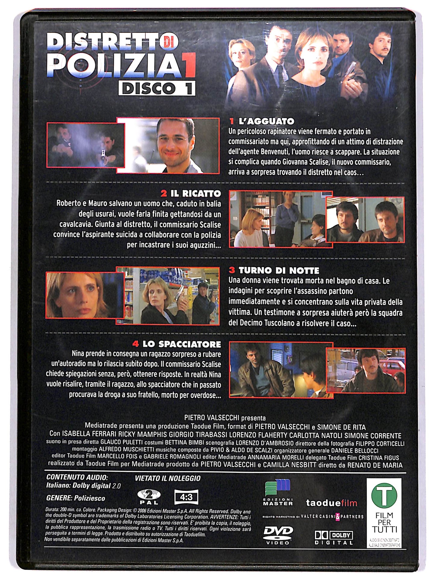 EBOND Distretto di Polizia Vol 1 Stagione 1 EDITORIALE DVD DB614364
