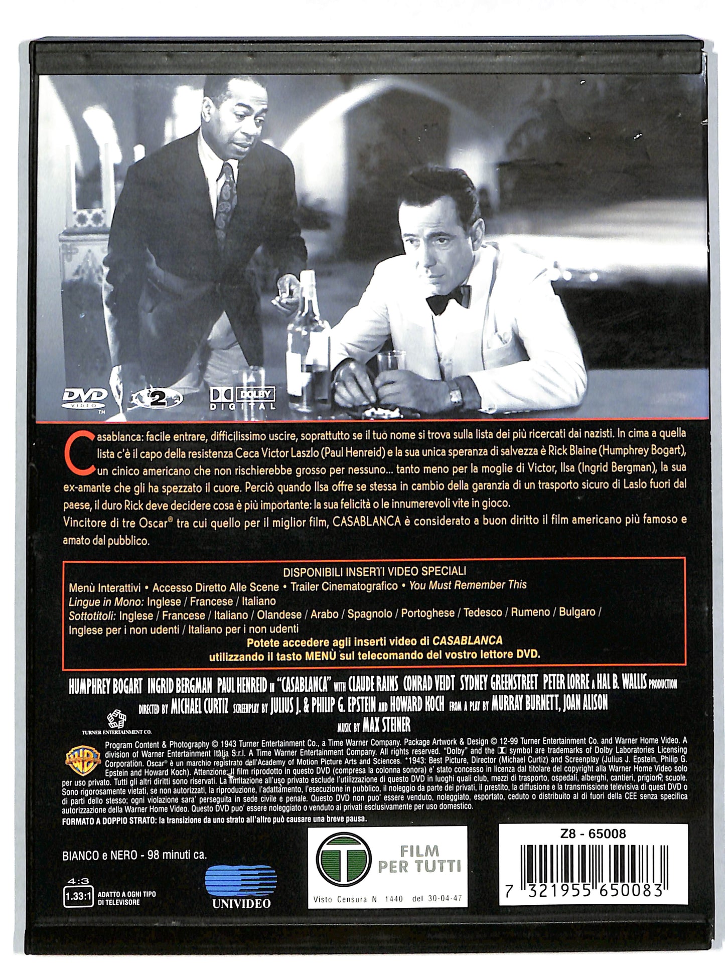 EBOND Casablanca SNAPPER DVD DB614459