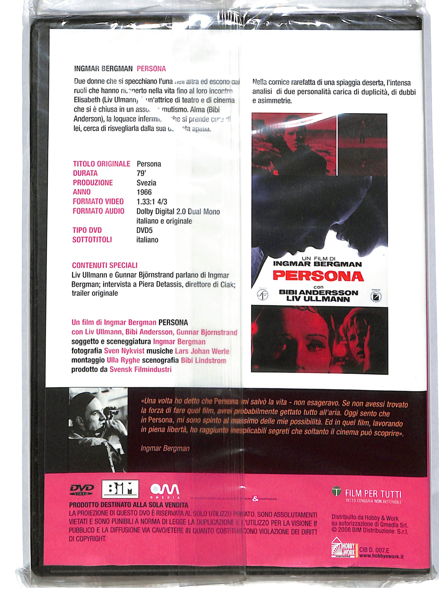 EBOND Persona EDITORIALE DVD DB616109