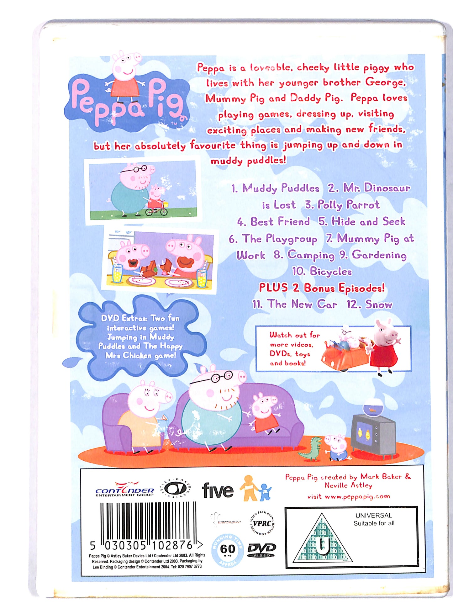 EBOND Peppa Pig muddy puddles and other stories EDIZ UK DVD DB616141