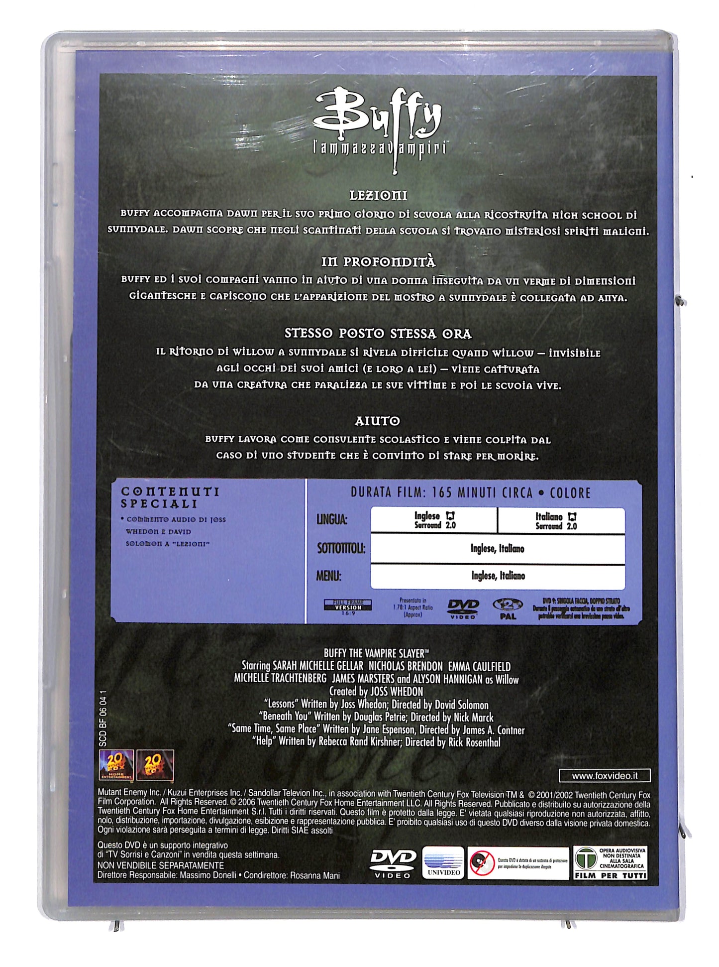 EBOND Buffy l'ammazzavampiri stagione 7 disco 1 slimcase EDITORIALE DVD DB616154