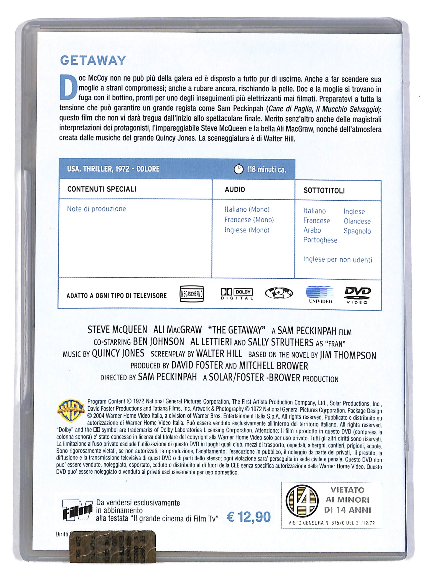 EBOND Getaway EDITORIALE DVD DB616159