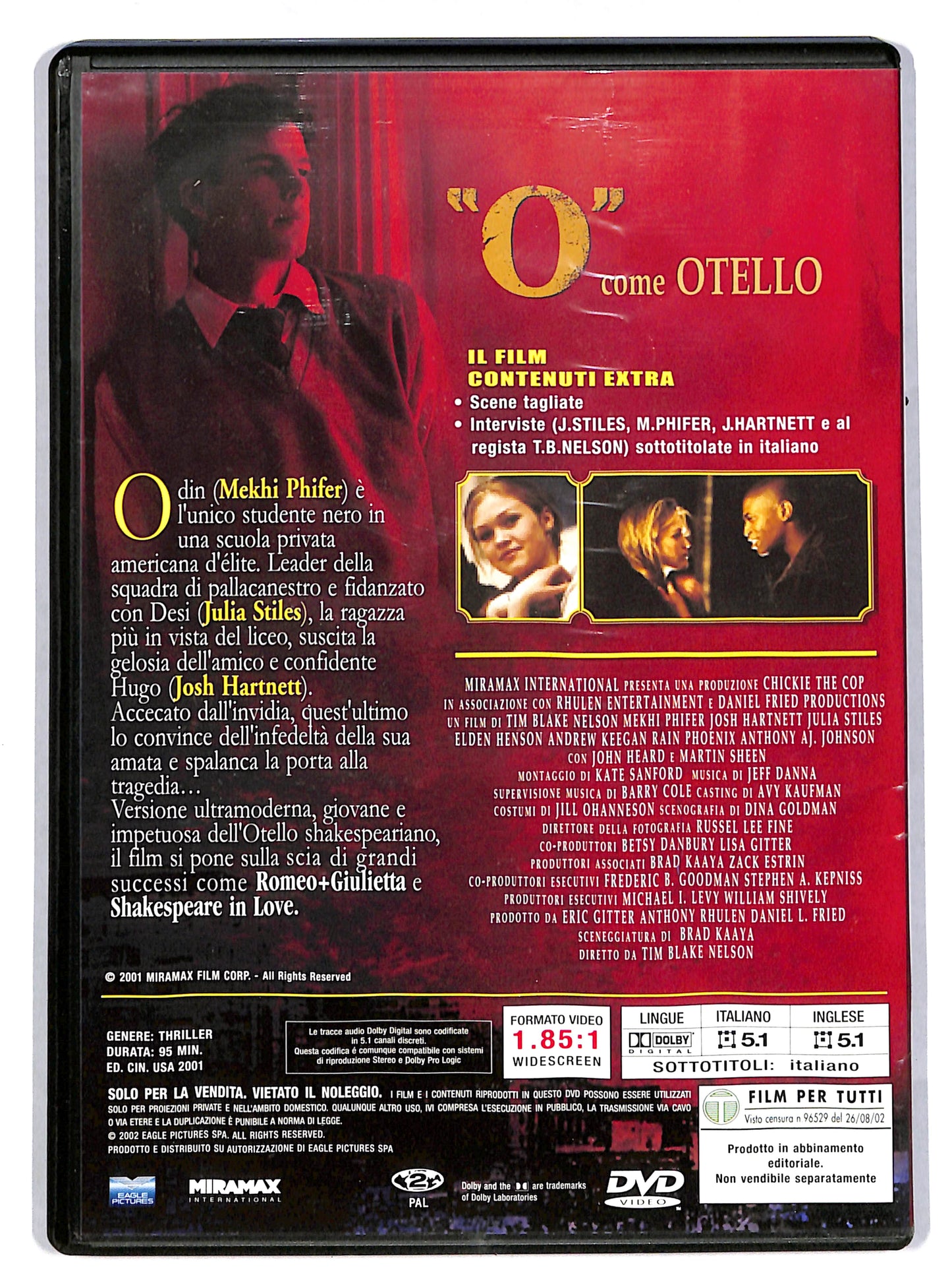 EBOND O come Otello EDITORIALE DVD DB616163