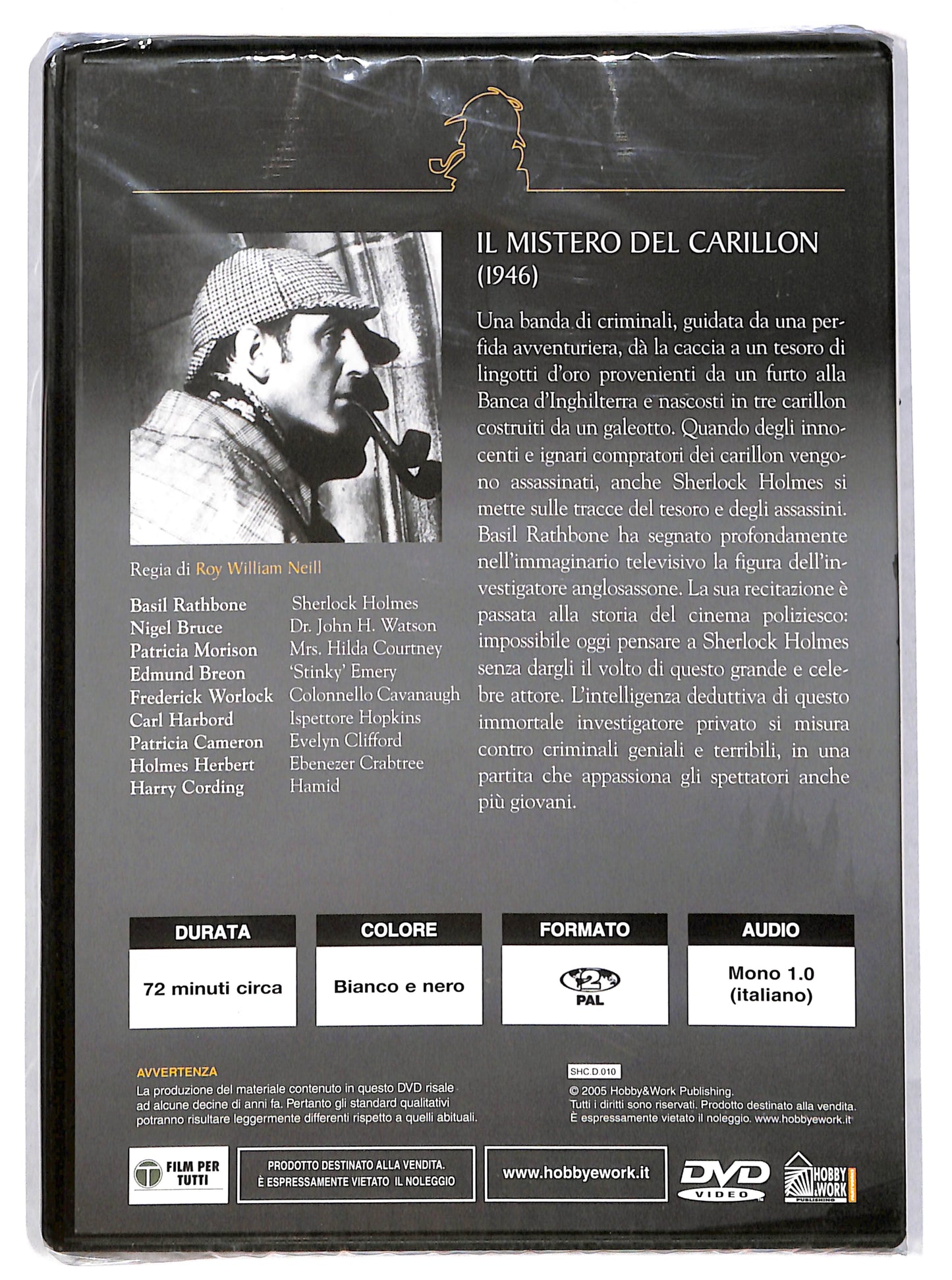EBOND Sherlock Holmes - Il mistero del Carillon EDITORIALE DVD DB616610