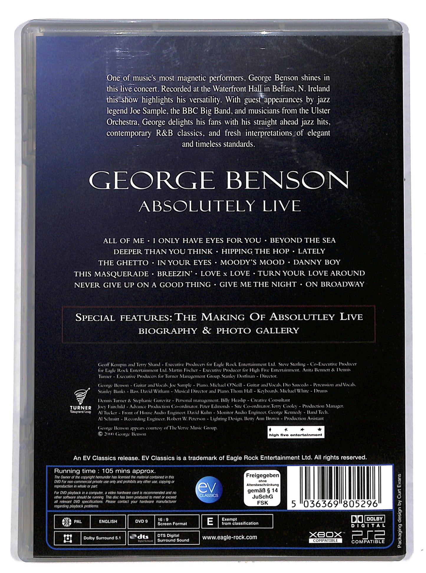 EBOND George Benson - Absolutely Live DVD DB616650