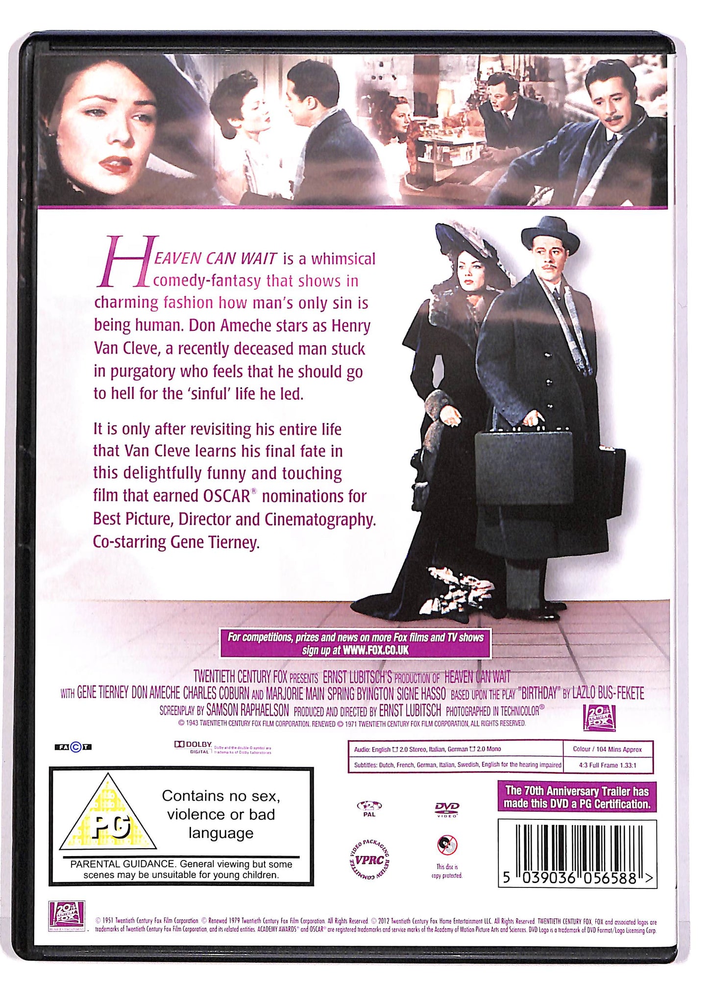 EBOND Heaven Can Wait Solo Lingua Inglese DVD DB617560