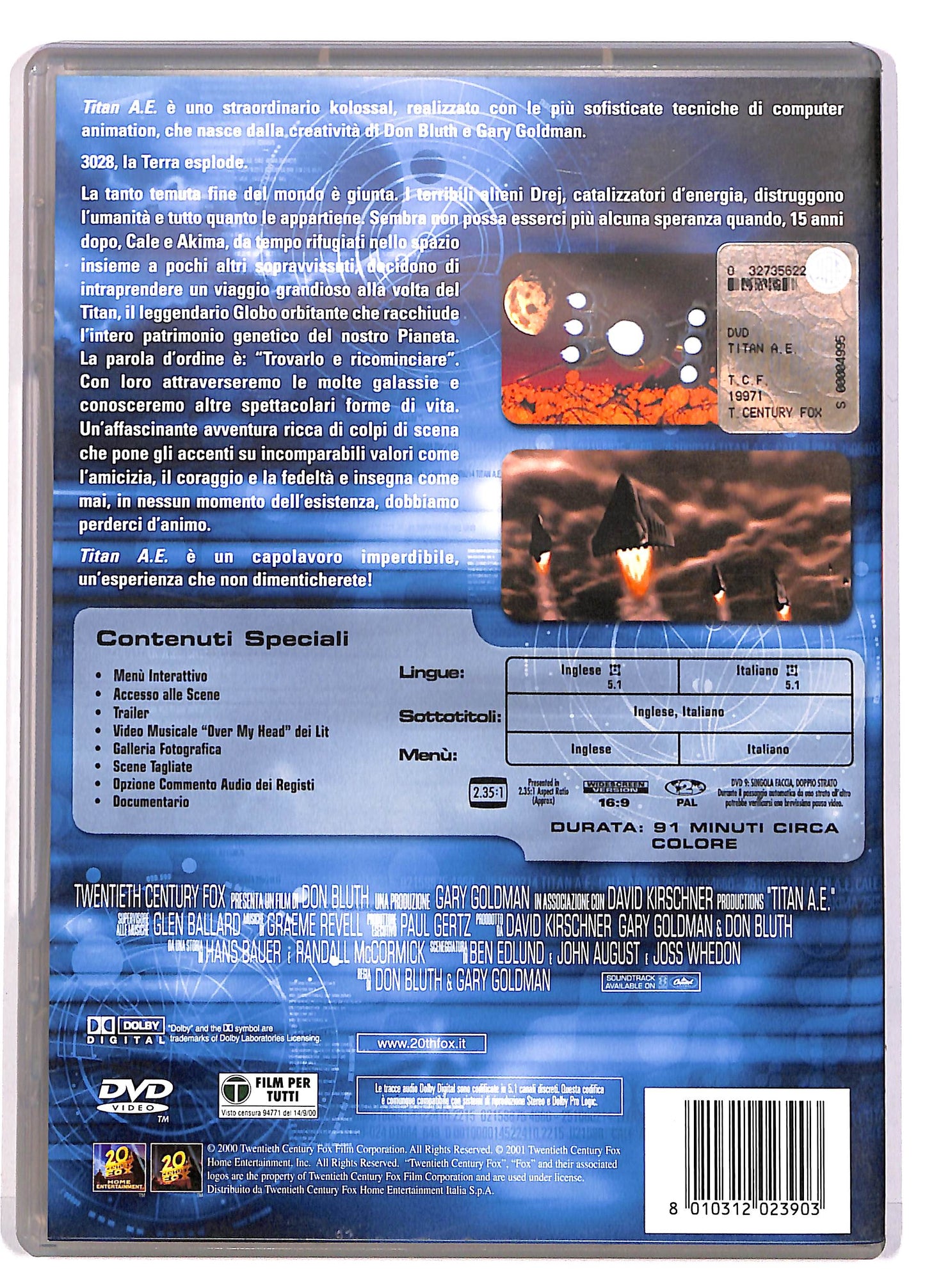 EBOND Titan A.e. DVD DB617561