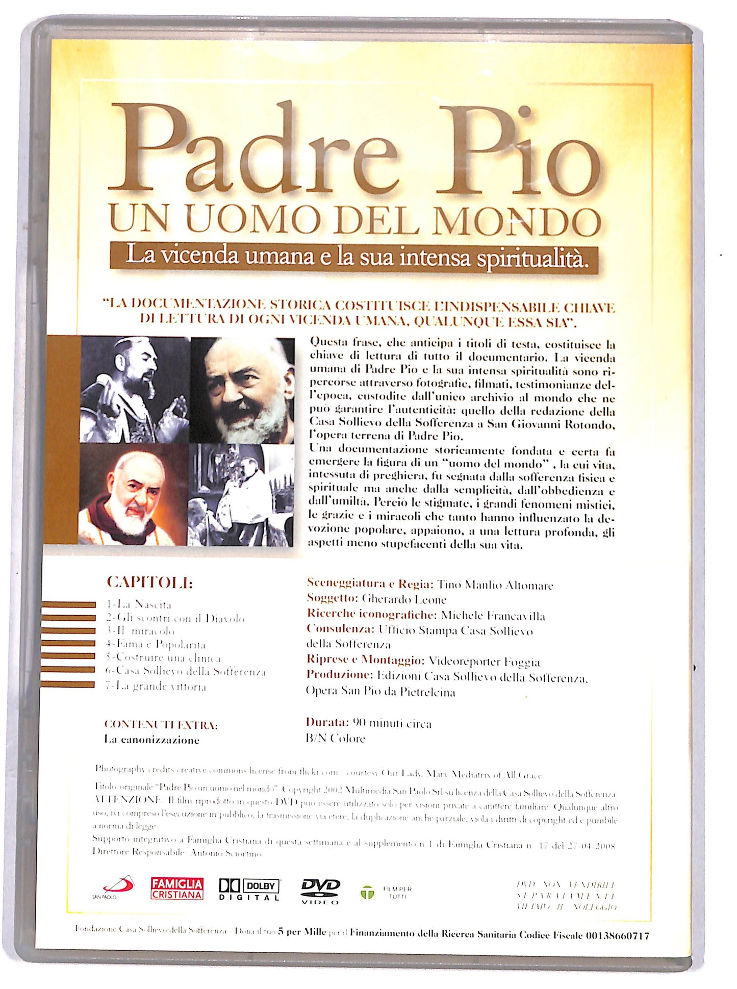 EBOND padre pio un uomo del mondo EDITORIALE DVD DB620912