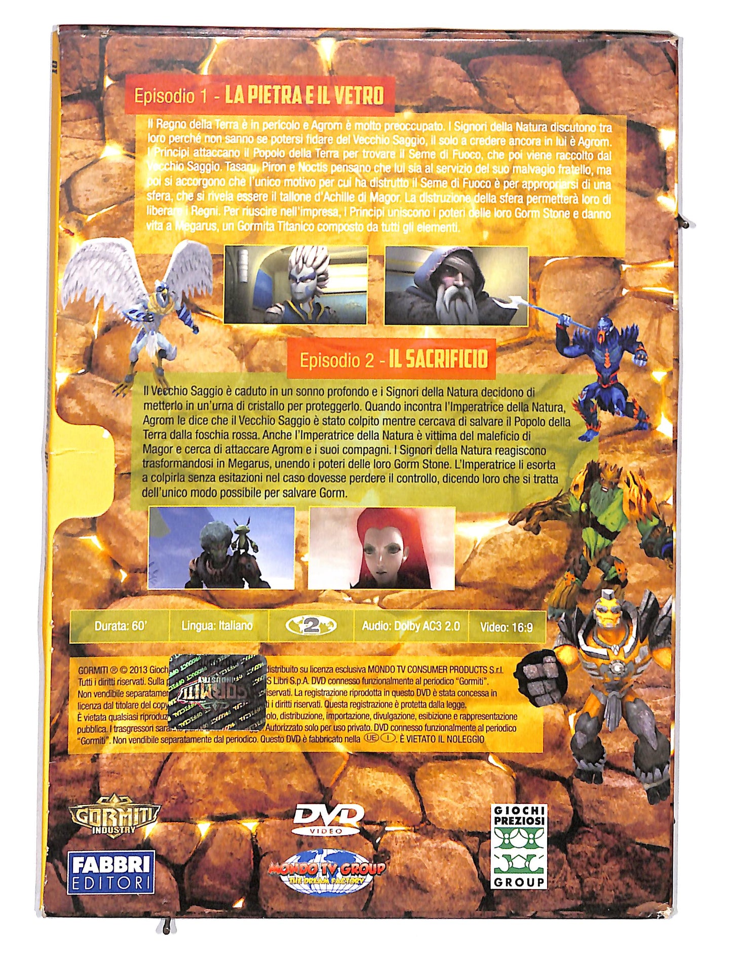 EBOND Gormiti VOL 10 - La pietra e il vetro - il sacrificio DVD DB621105