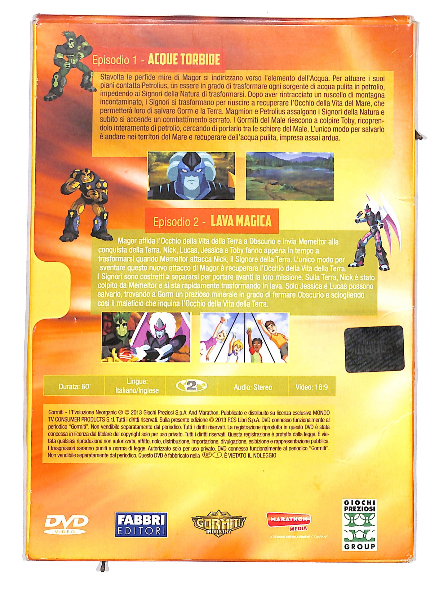 EBOND Gormiti l'evoluzione Neorganic vol.16 - acque torbide DVD DB621113