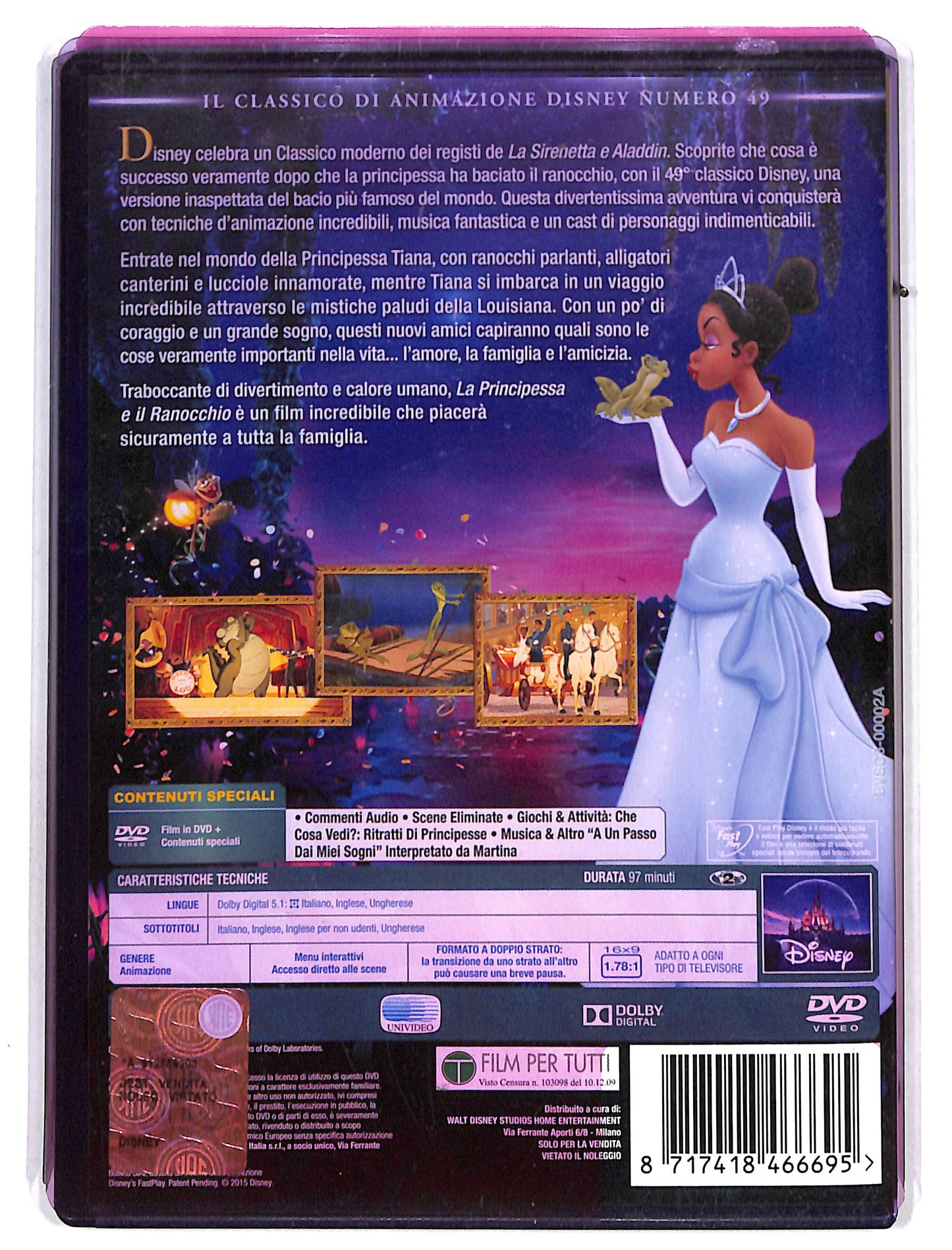 EBOND La principessa e il ranocchio DVD DB621116