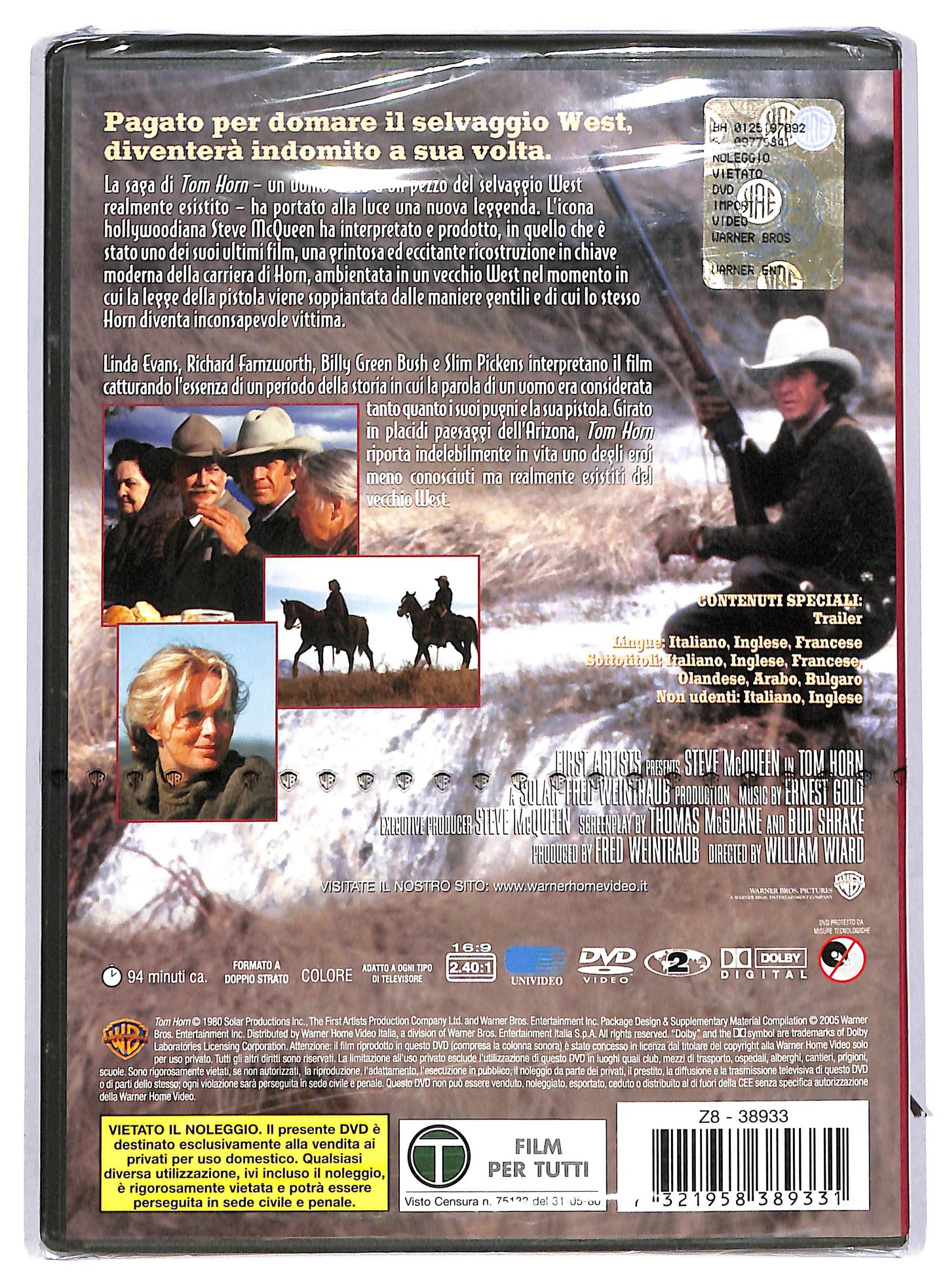 EBOND Tom Horn - Stive McQueen DVD DB621405
