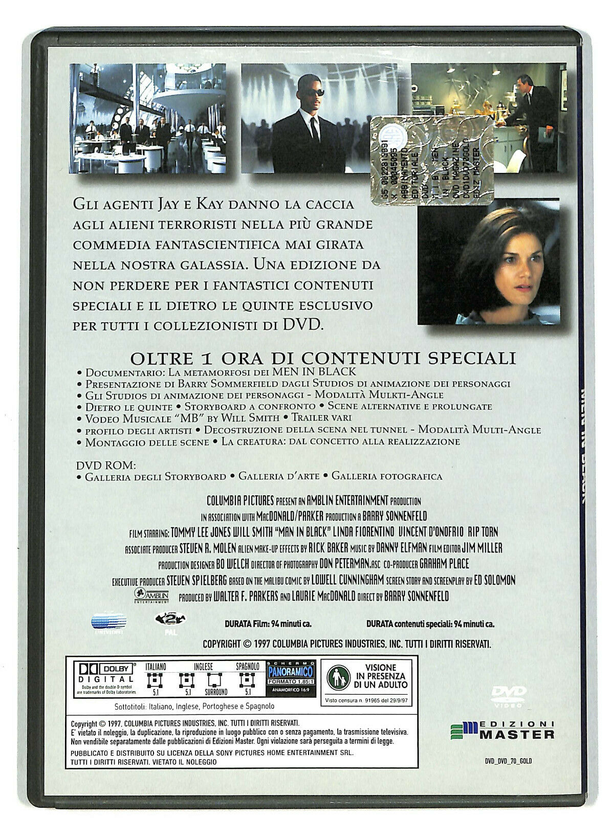 EBOND Man In Black Editoriale DVD DB621605