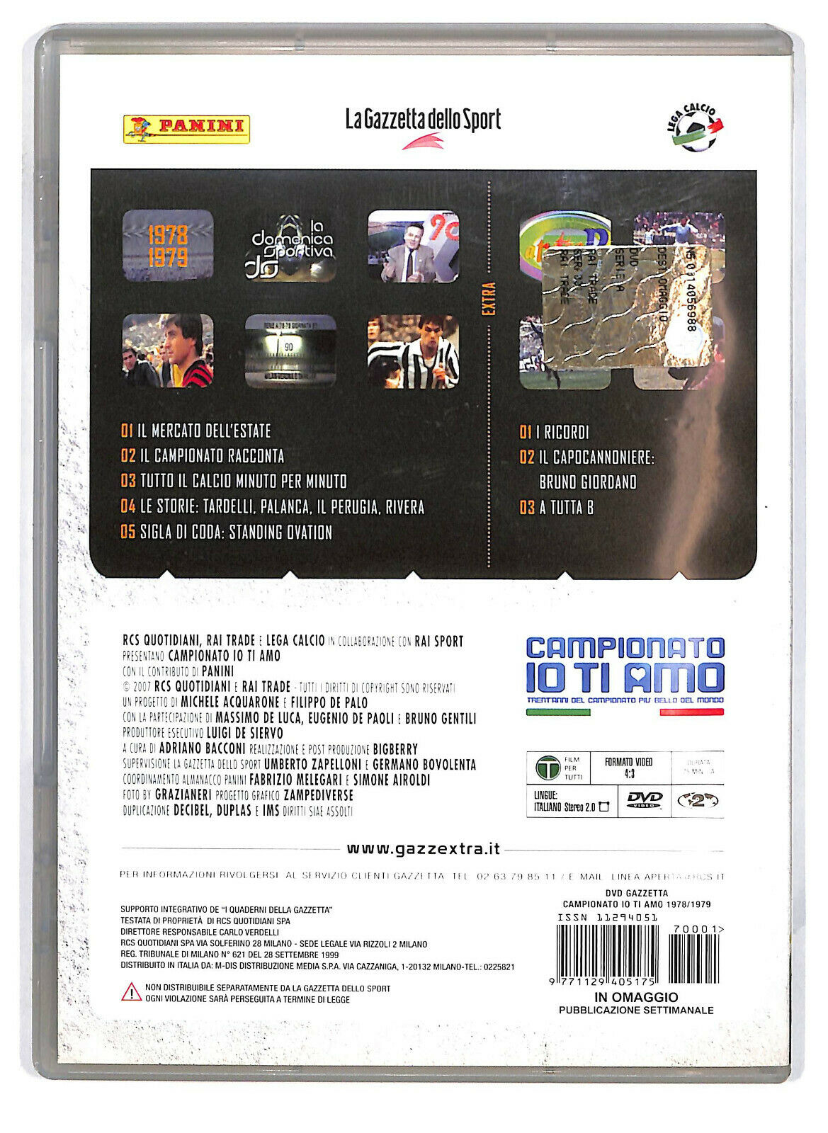 EBOND Campionato Io Ti Amo 1978-1979 Editoriale DVD DB621612