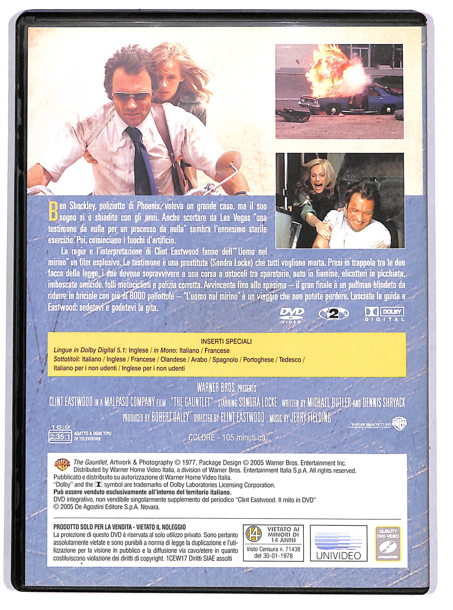 EBOND L'uomo nel mirino EDITORIALE DVD DB621653