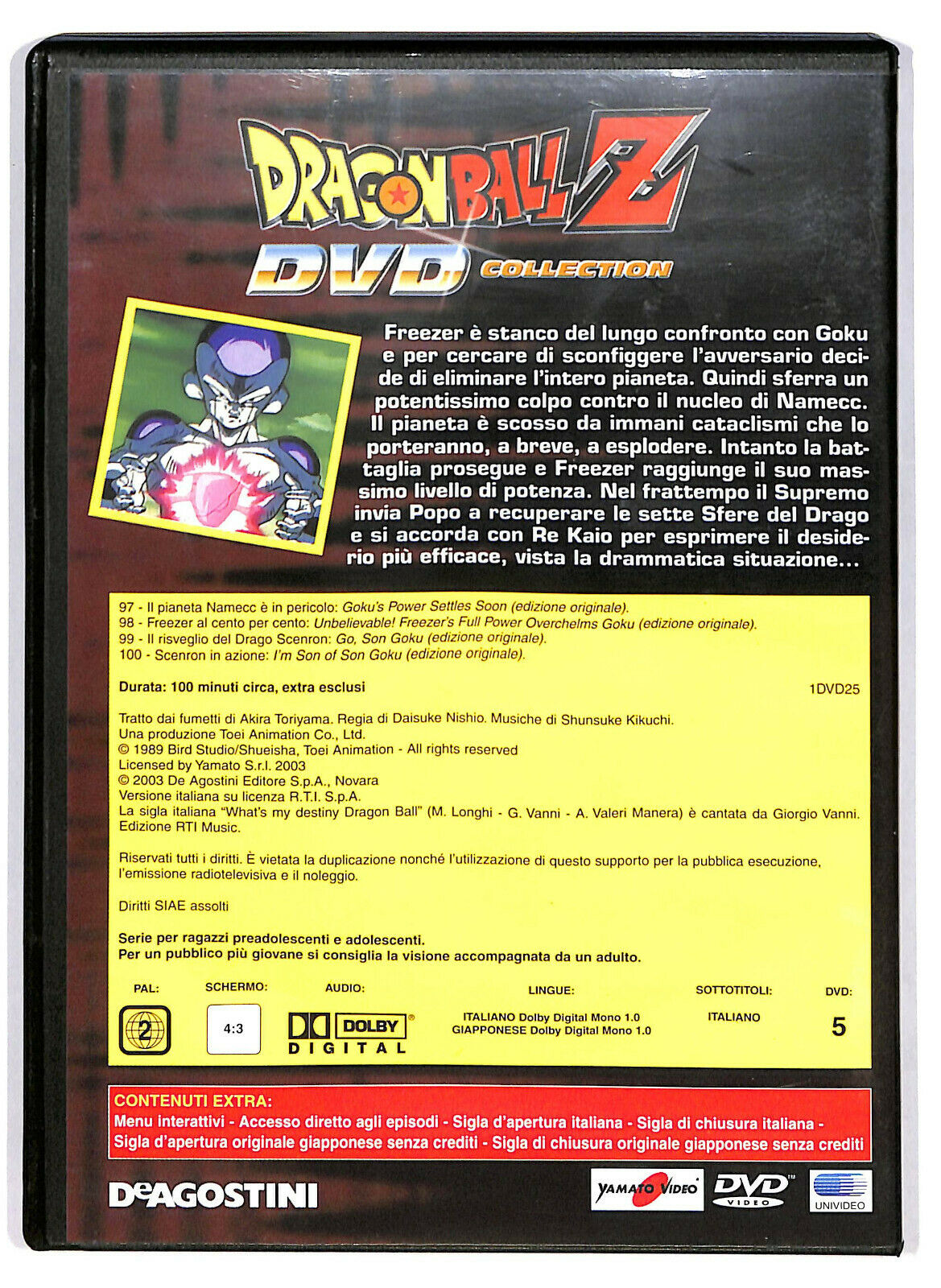 EBOND Dragon Ball Z Collection Vol 25 Editoriale DVD DB621840