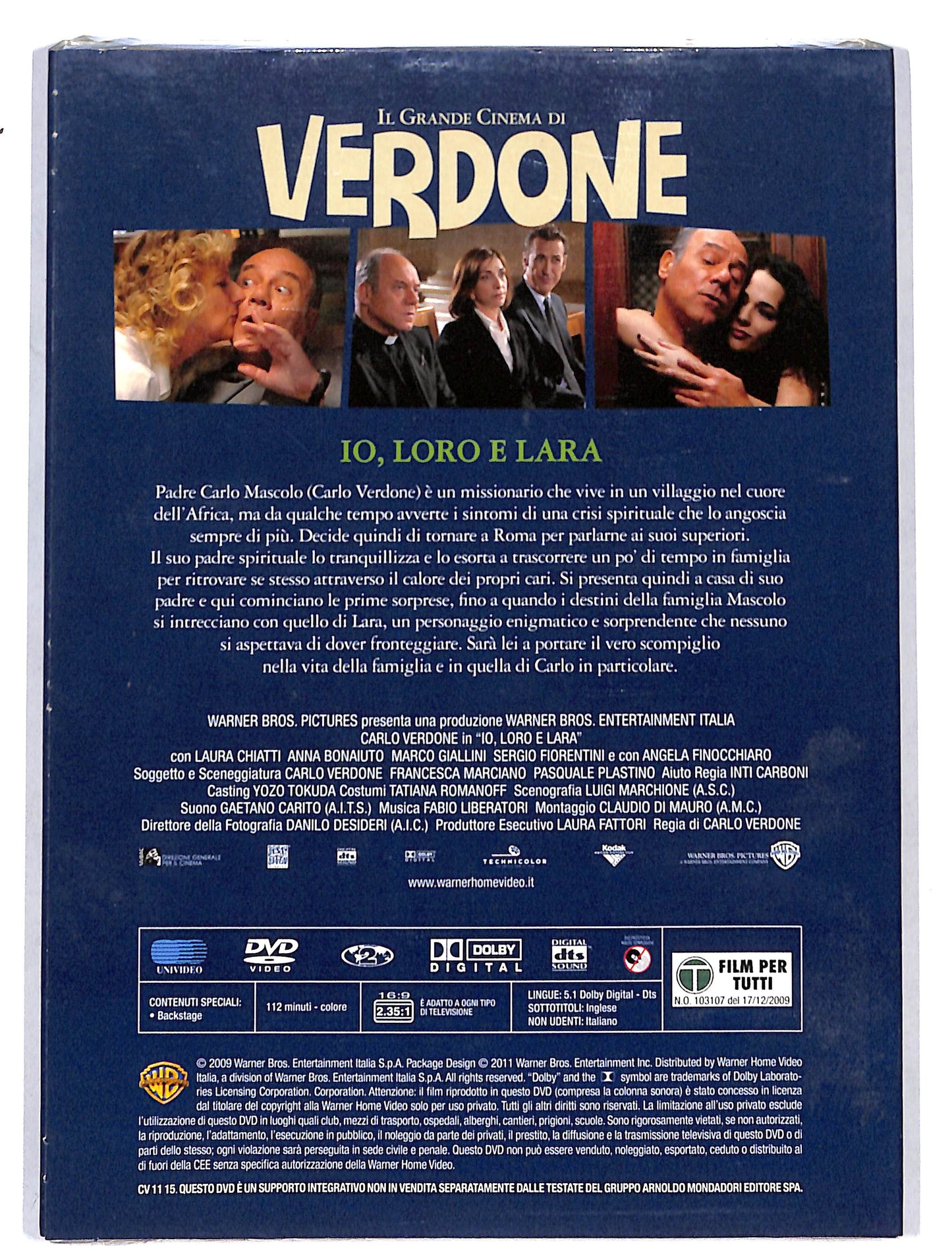 EBOND Il grande cinema di Verdone - io loro e lara DVD DB622659