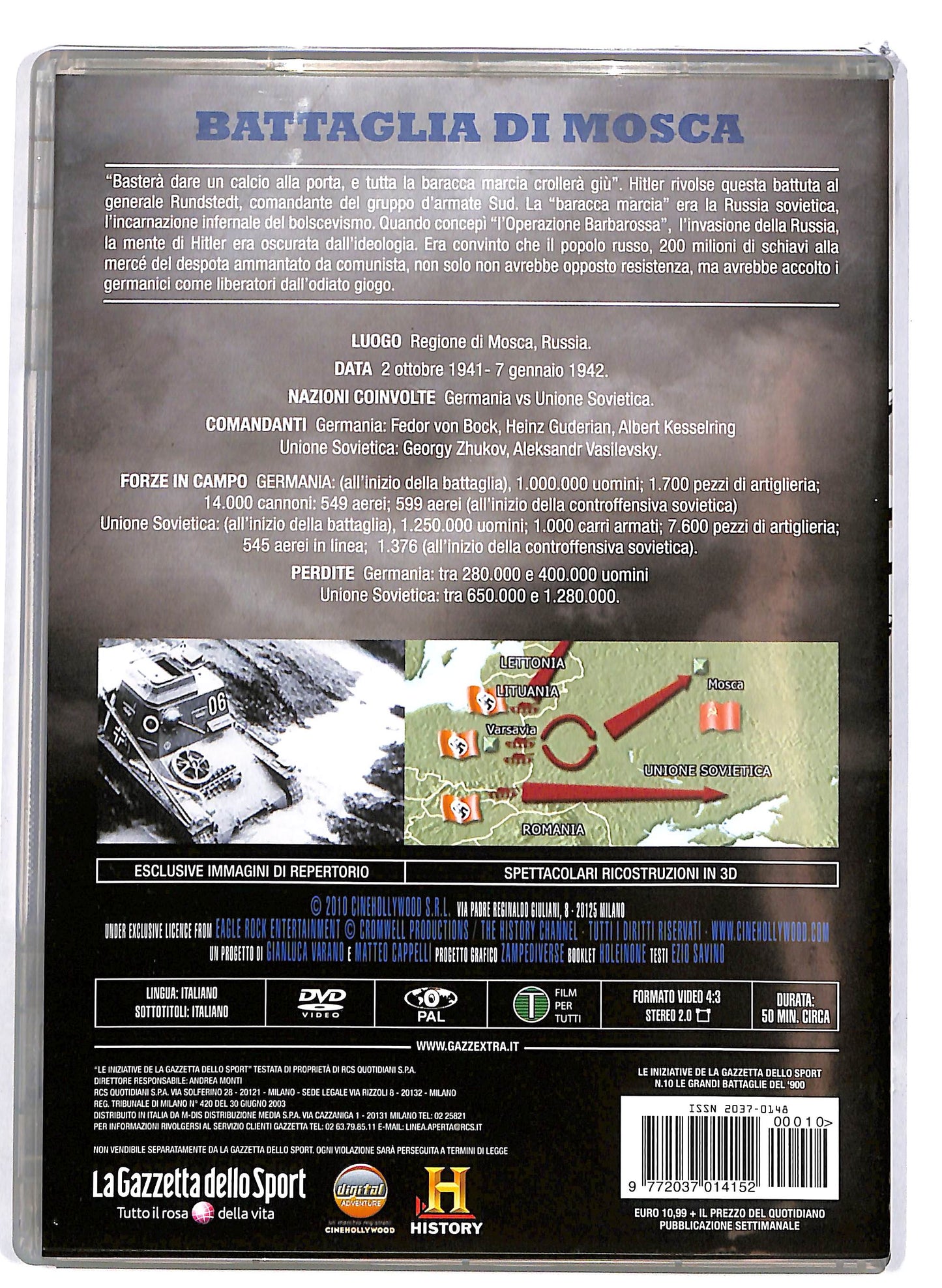 EBOND Battaglia di mosca 1941-42 EDITORIALE DVD DB622929