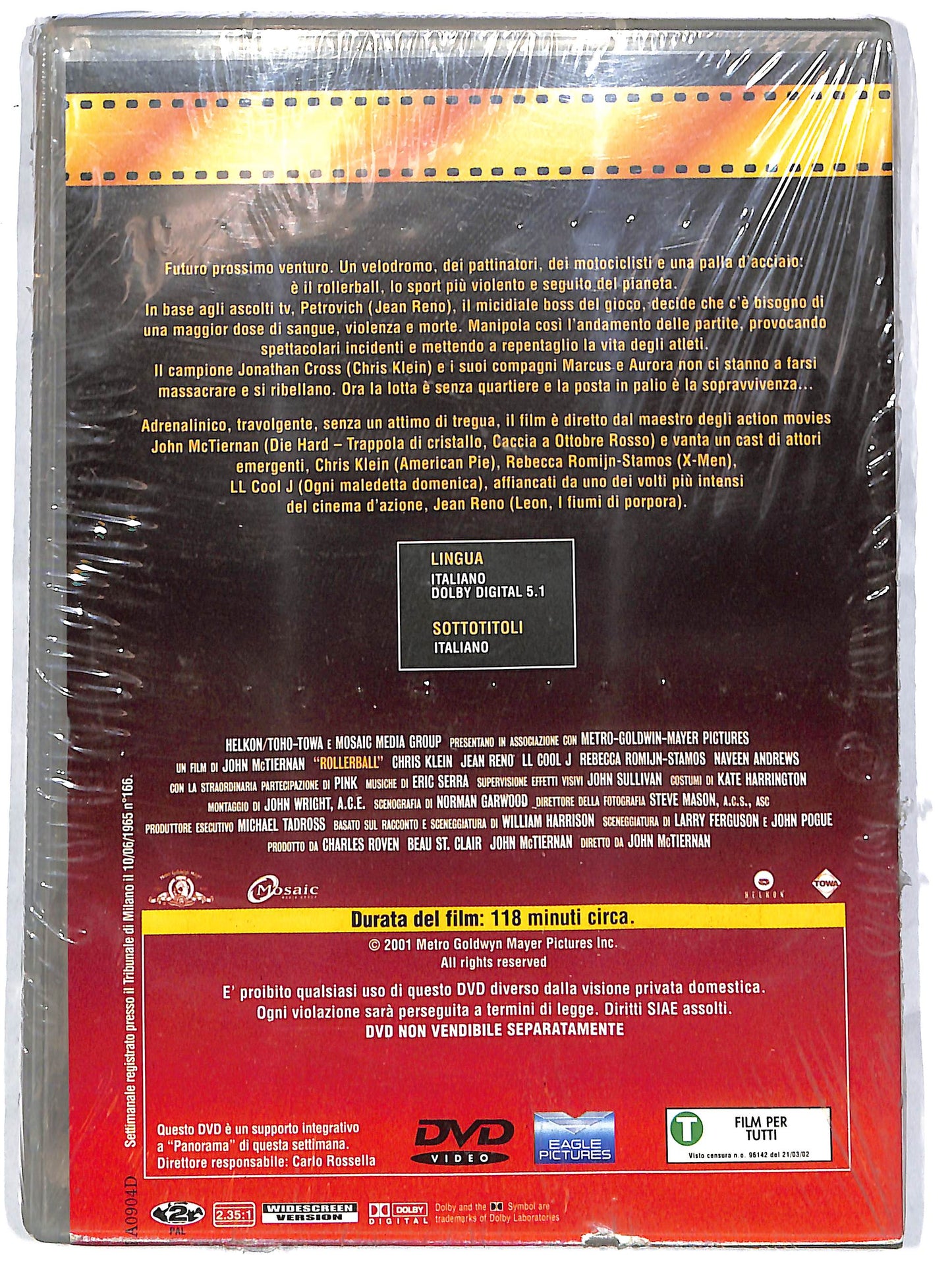 EBOND Rollerball (film 2002) EDITORIALE DVD DB622947