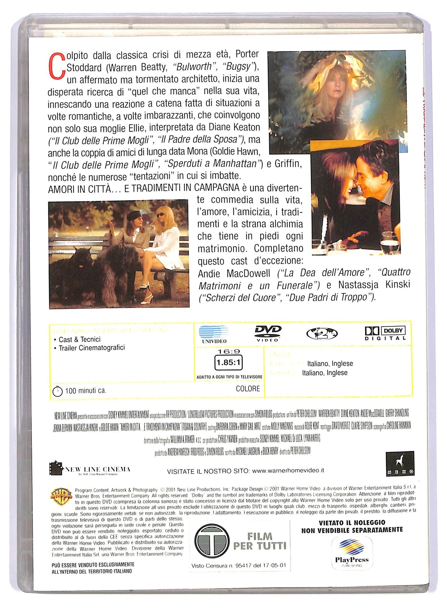 EBOND Amori in citta..e tradimenti in campagna EDITORIALE DVD DB623312