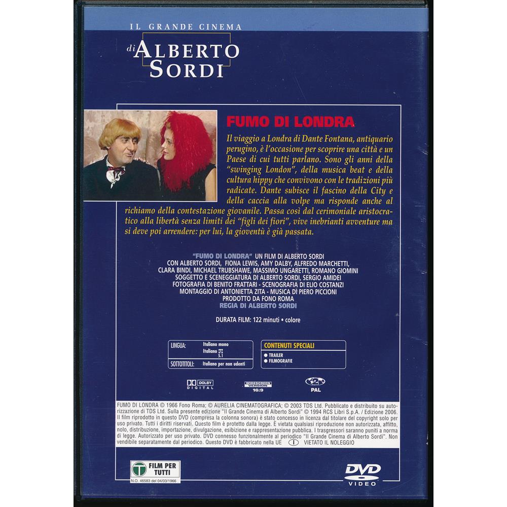 EBOND Fumo di Londra - Il Grande Cinema di Alberto Sordi DVD DB623322