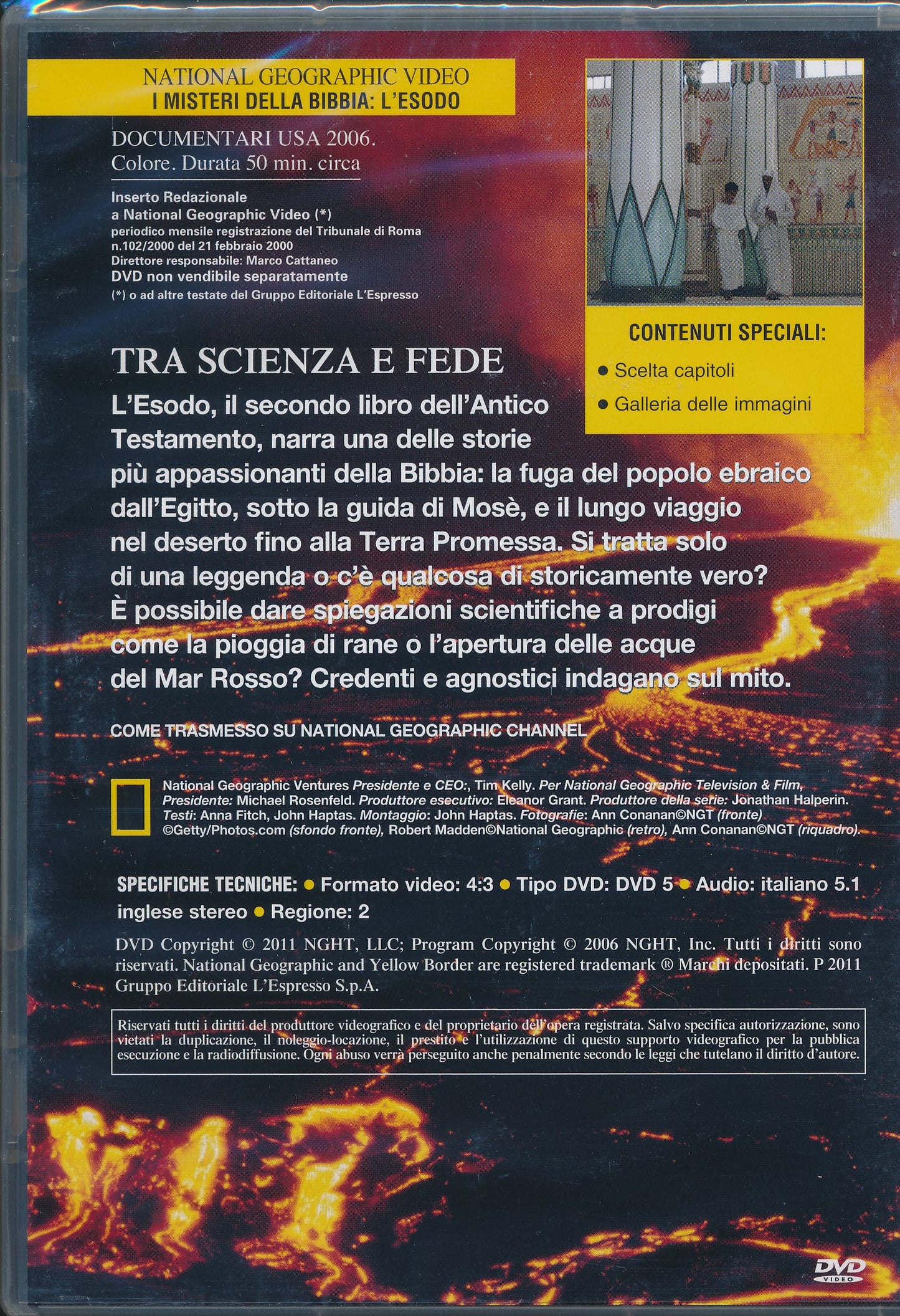 EBOND L'esodo I misteri della Bibbia - National Geographic DVD DB624101