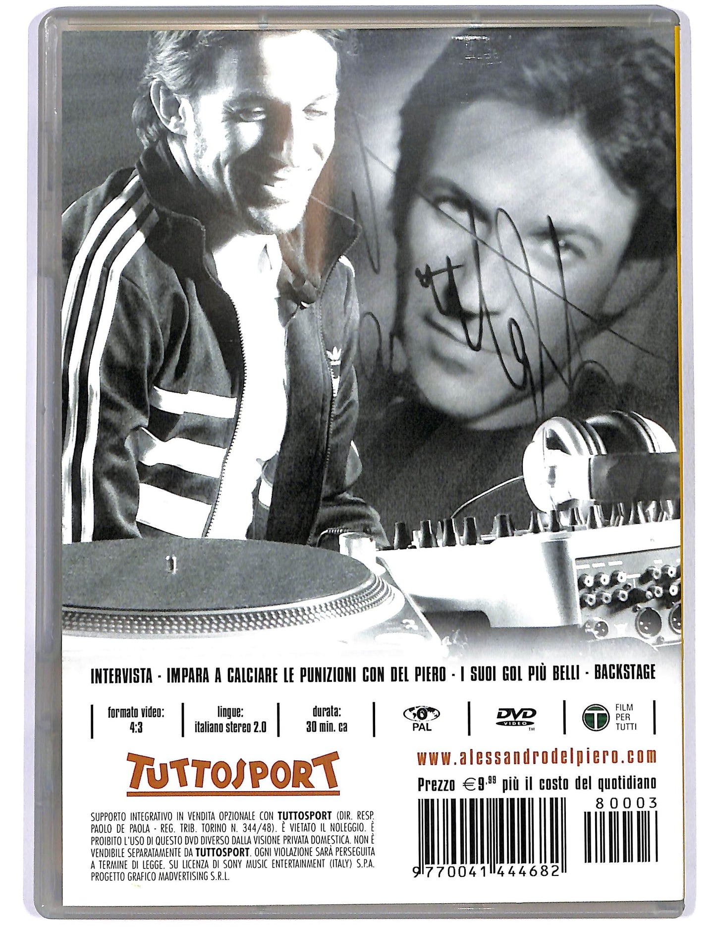 EBOND Effetto Del Piero EDITORIALE DVD DB624430