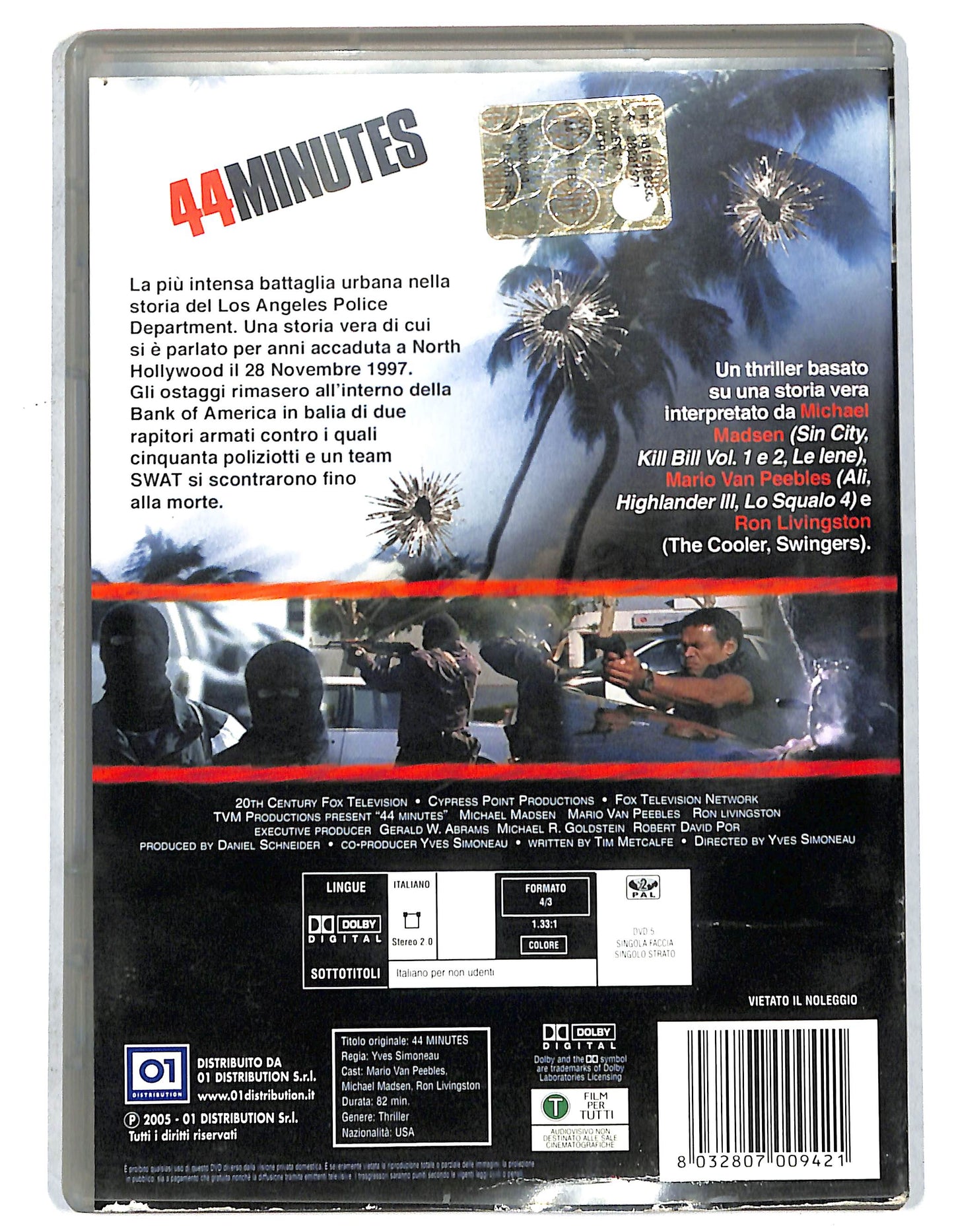 EBOND 44 Minutes The North Hollywood Shoot-Out DVD DB624436