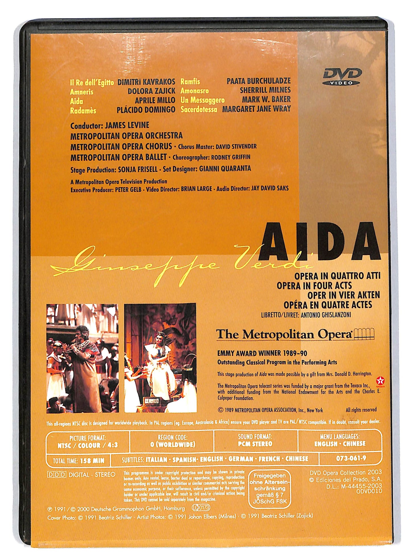 EBOND Dvd Opera Collection - Aida + Fascicolo Vol.10 EDITORIALE DVD DB624813