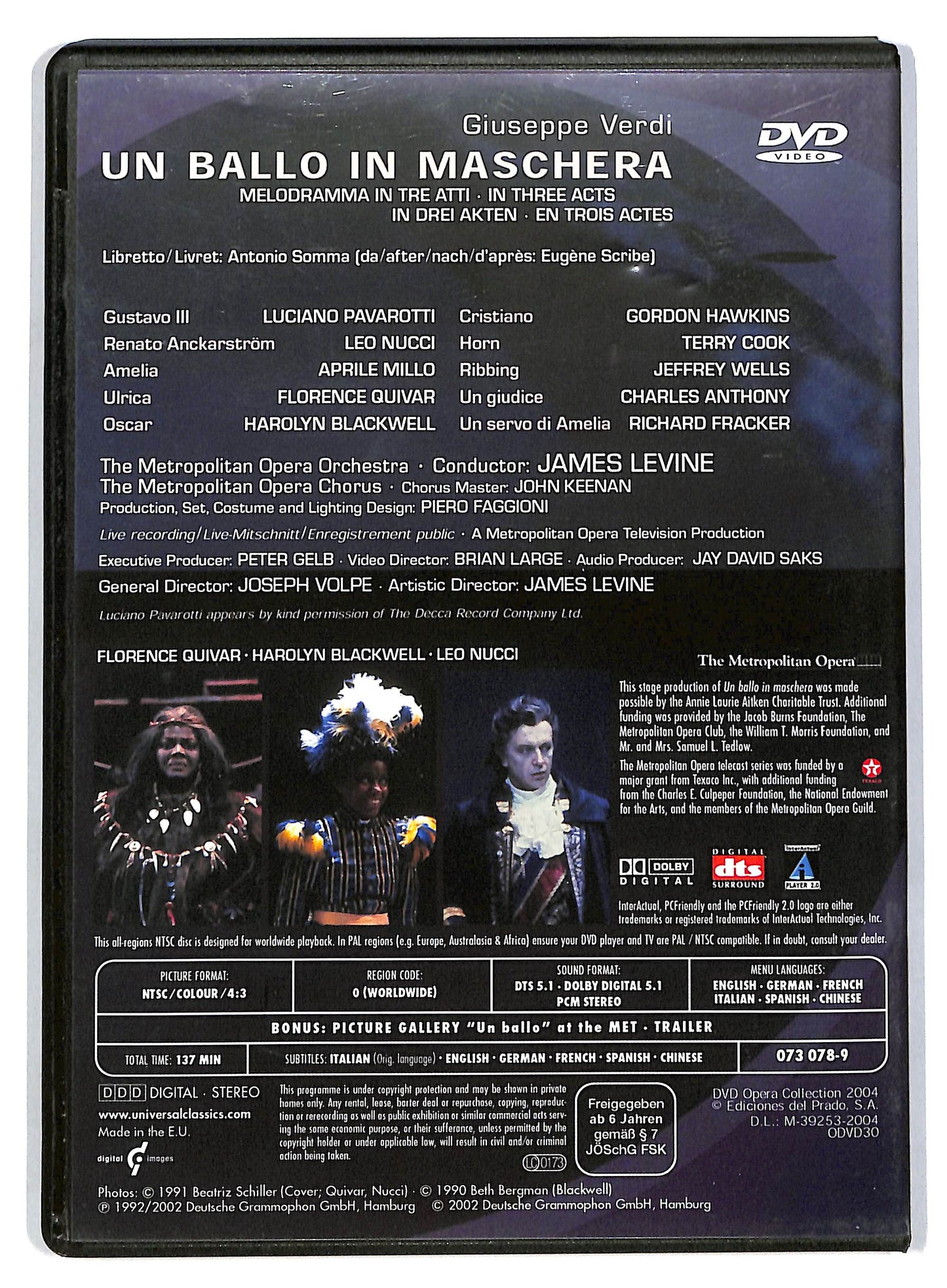 EBOND Dvd Opera Collection Un ballo in maschera DVD DB624816
