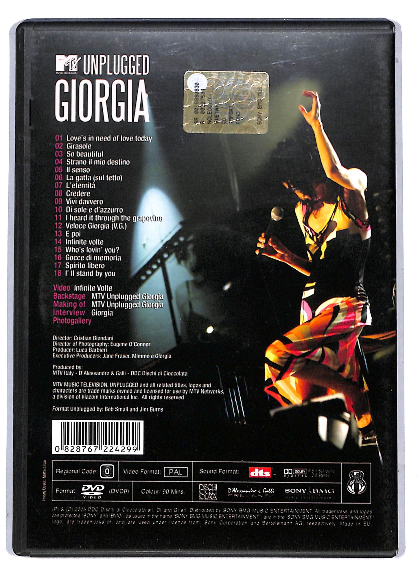 EBOND Giorgia - MTV Unplugged Giorgia DVD DB624856