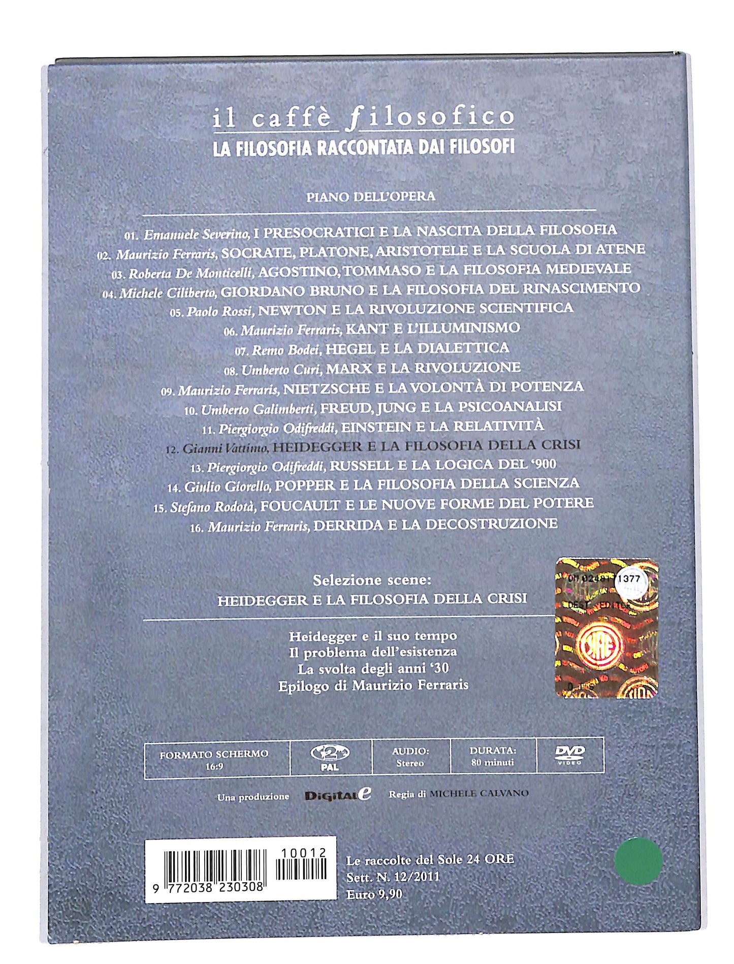 EBOND Gianni Vattimo racconta Heidegger DVD DB624907