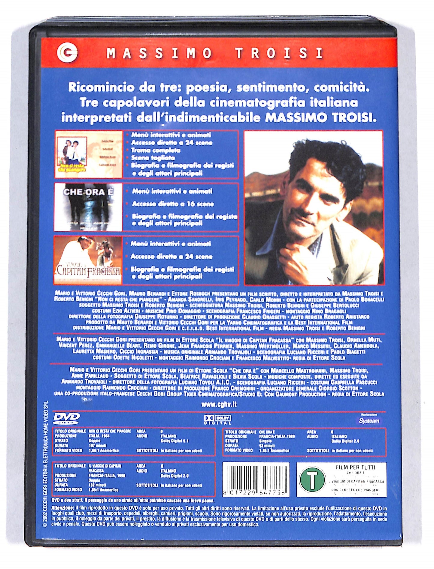 EBOND Massimo Troisi - 3 Film - 3 DISCHI DVD DB624917