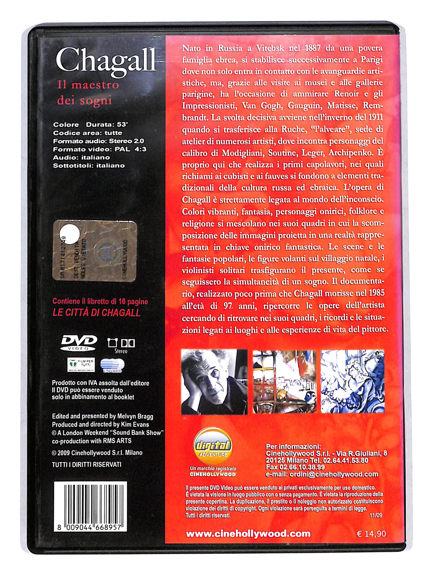 EBOND Chagall il maestro dei sogni DVD DB624923
