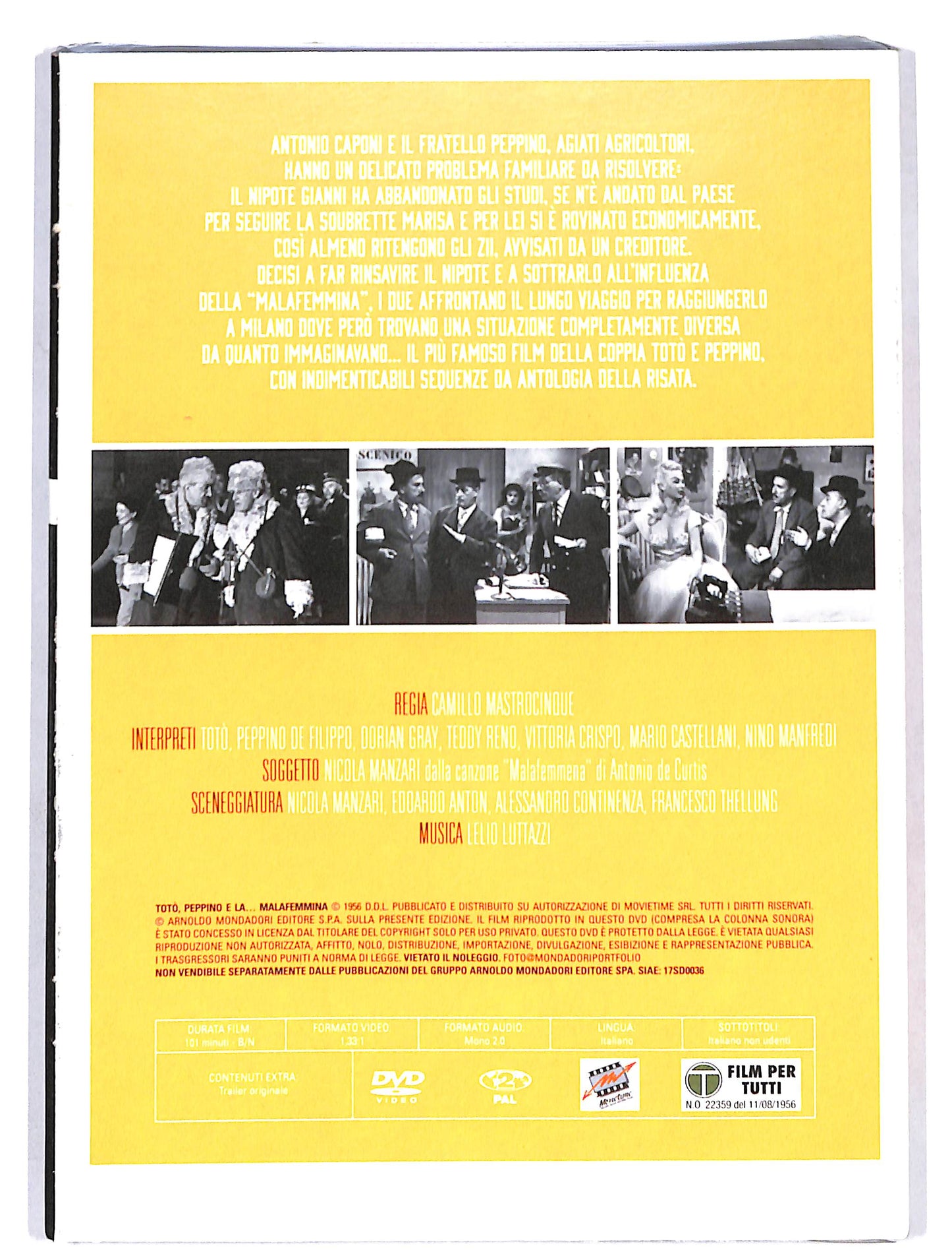 EBOND Toto peppino e la malafemmina EDITORIALE DVD DB624931