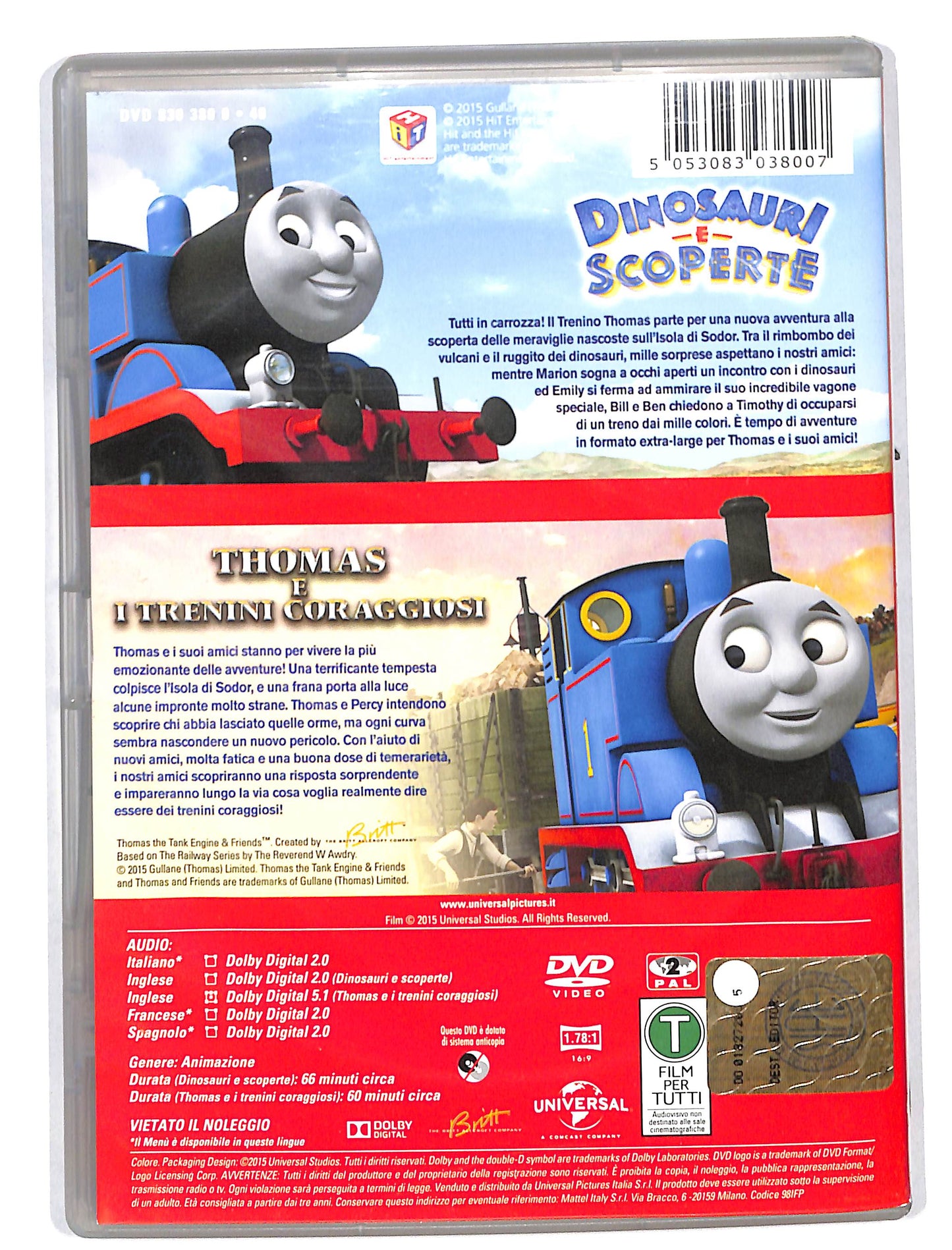 EBOND Trenino Thomas Il Dinosauri E Scoperte - I Trenini Coraggiosi DVD DB624938