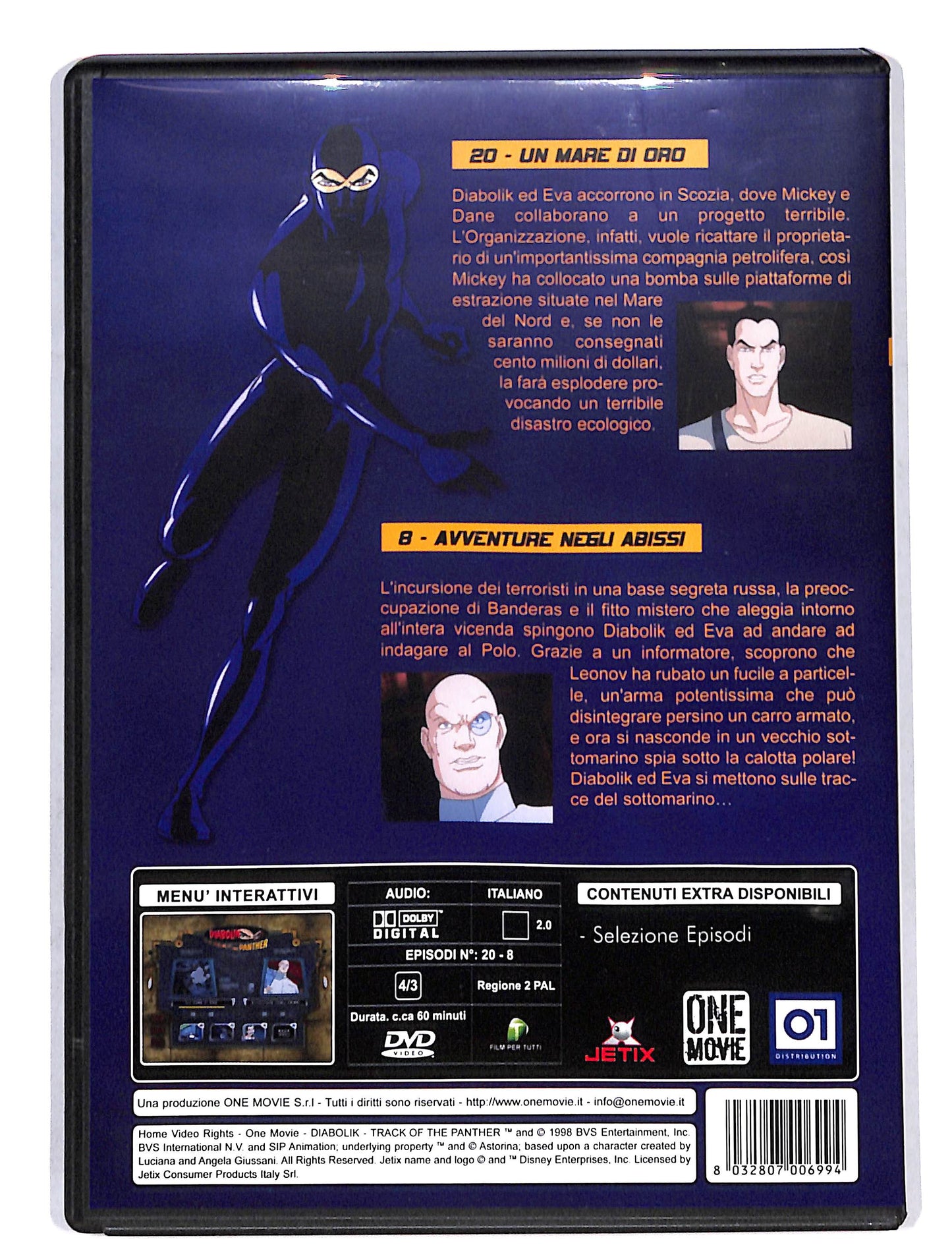 EBOND Diabolik un mare di oro - avventure negli abissi DVD DB624951