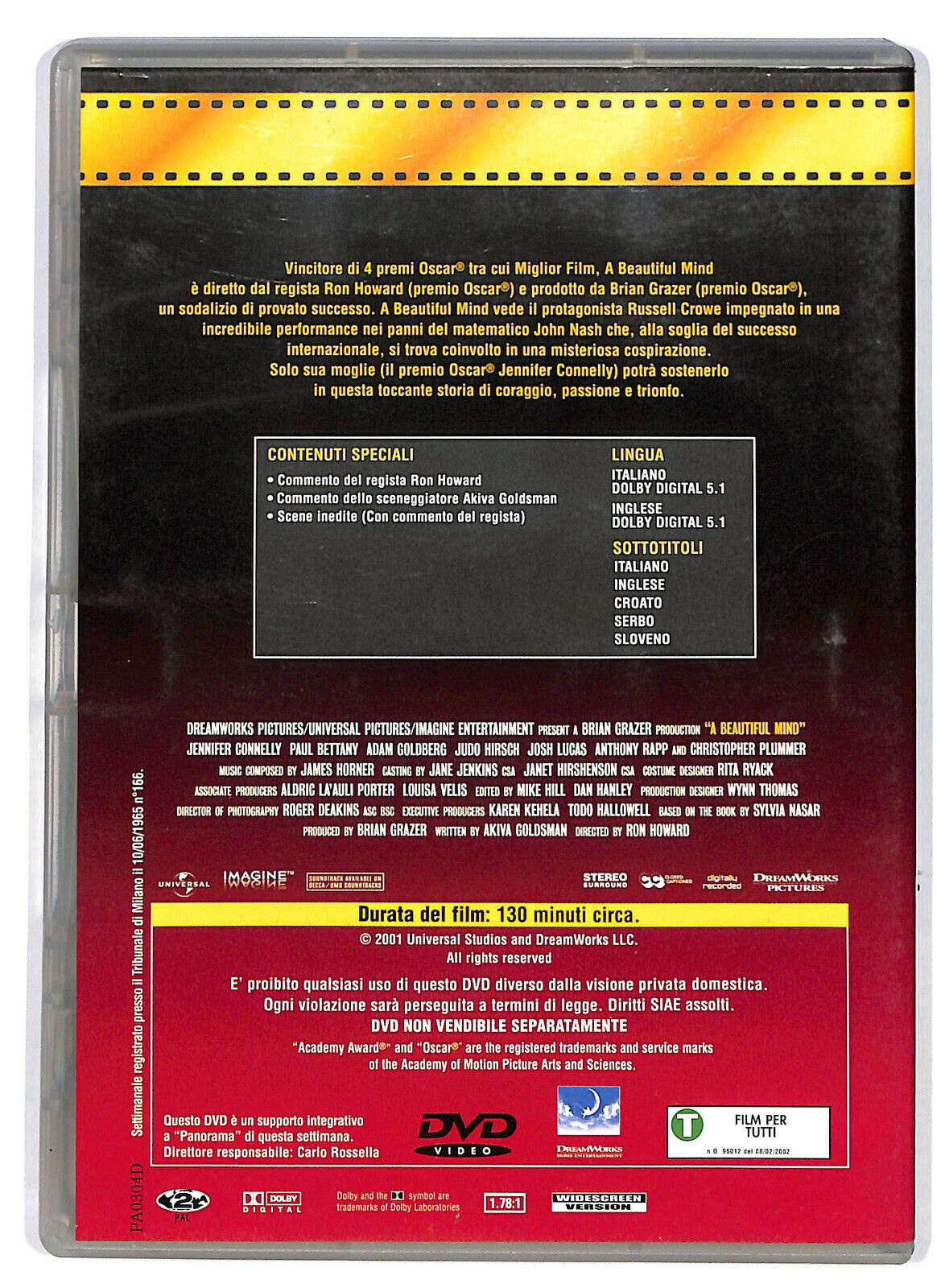 EBOND a Beautiful Mind DVD DB625424