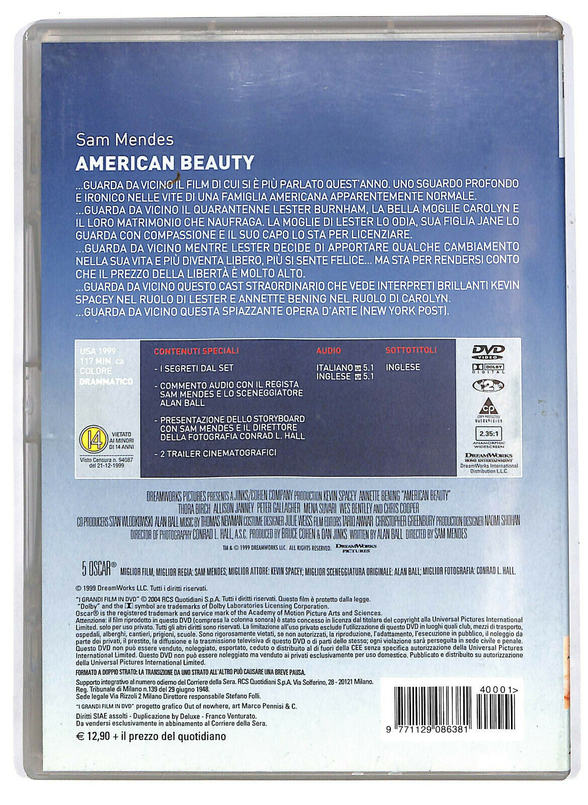 EBOND American Beauty Editoriale DVD DB625454