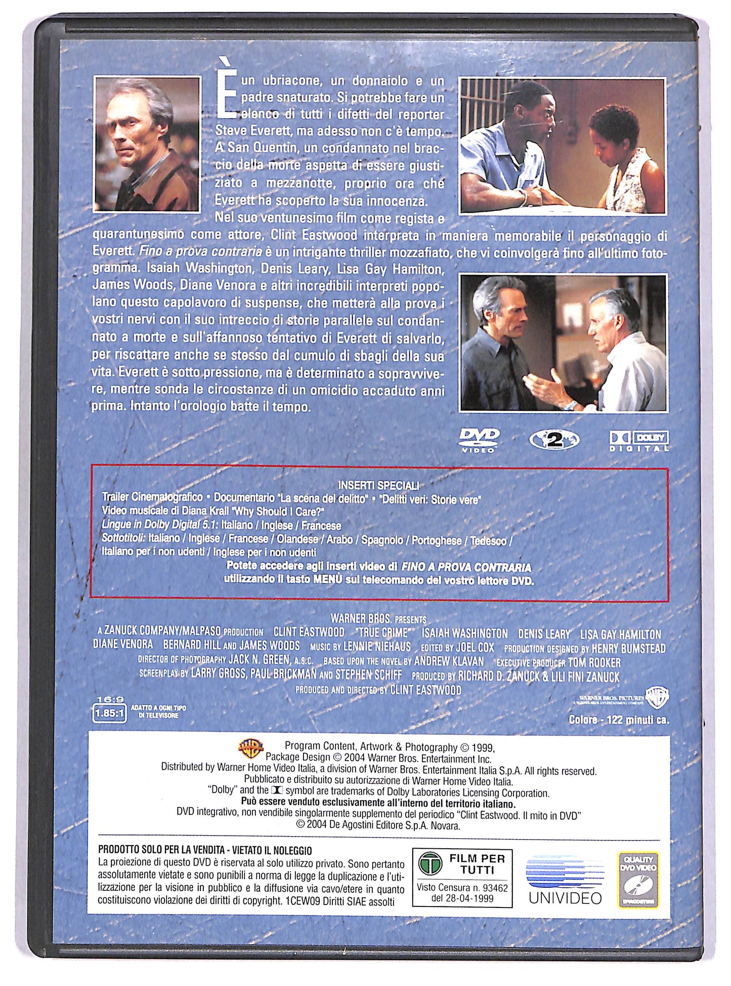 EBOND Fino a prova contraria EDITORIALE DVD DB625462