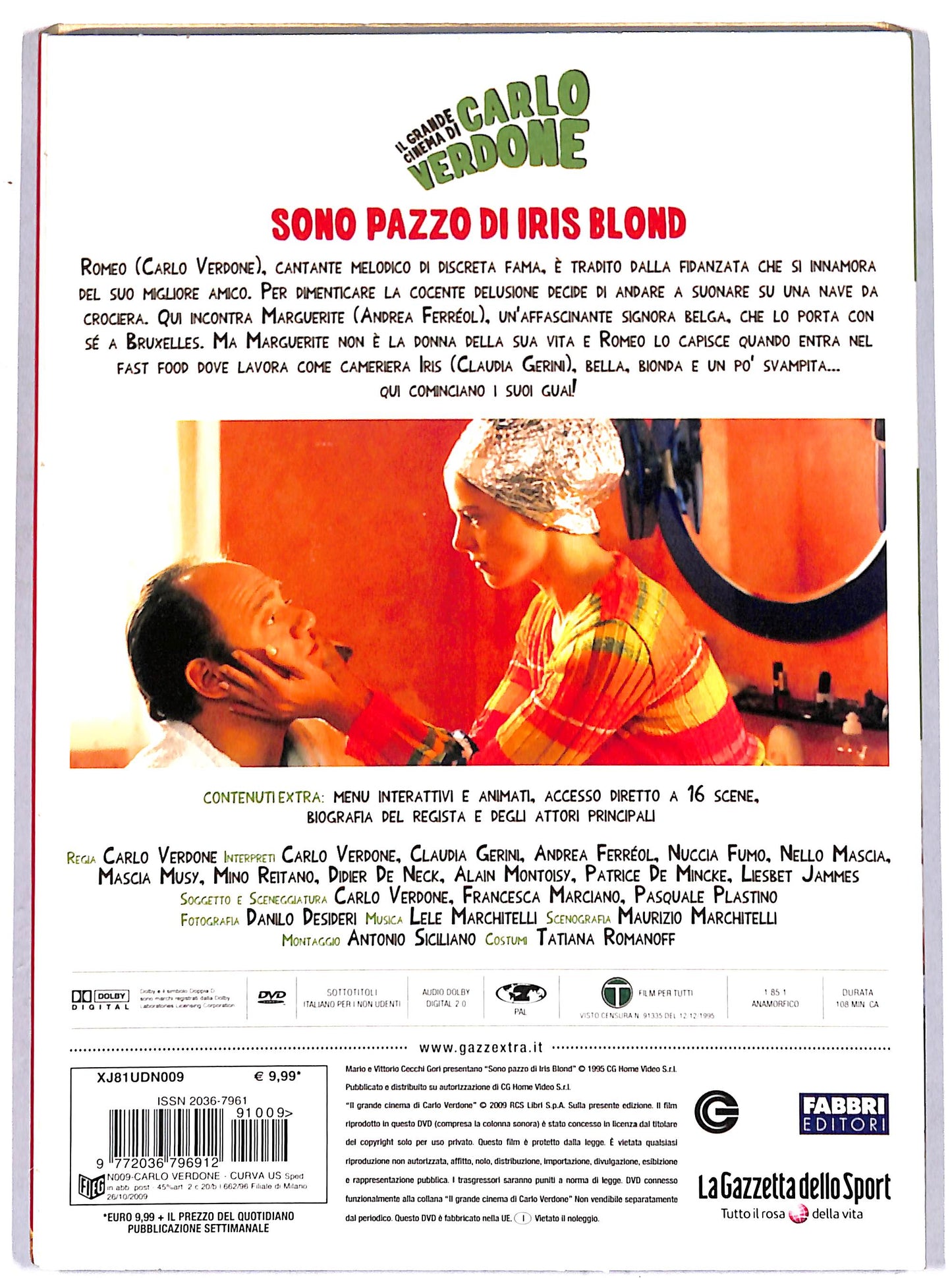 EBOND Sono pazzo di Iris Blond n 9 EDITORIALE DVD DB625814