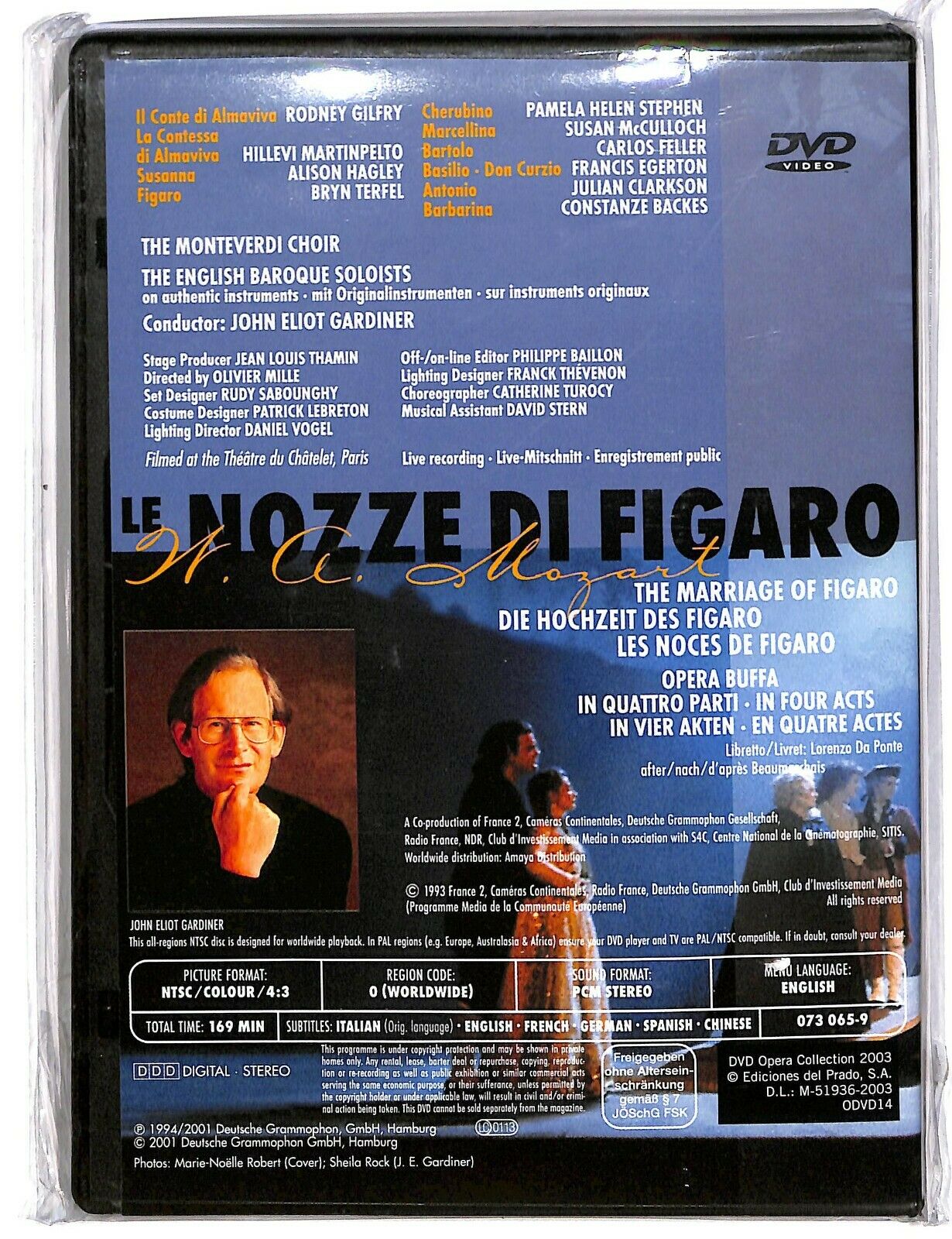 EBOND Le Nozze Di Figaro W. A. Mozart Opera Collection Del Prato DVD DB626321