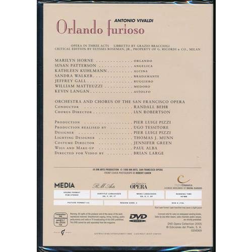 EBOND Orlando Furioso - Antonio Vivaldi - Opera Collection DVD DB626361