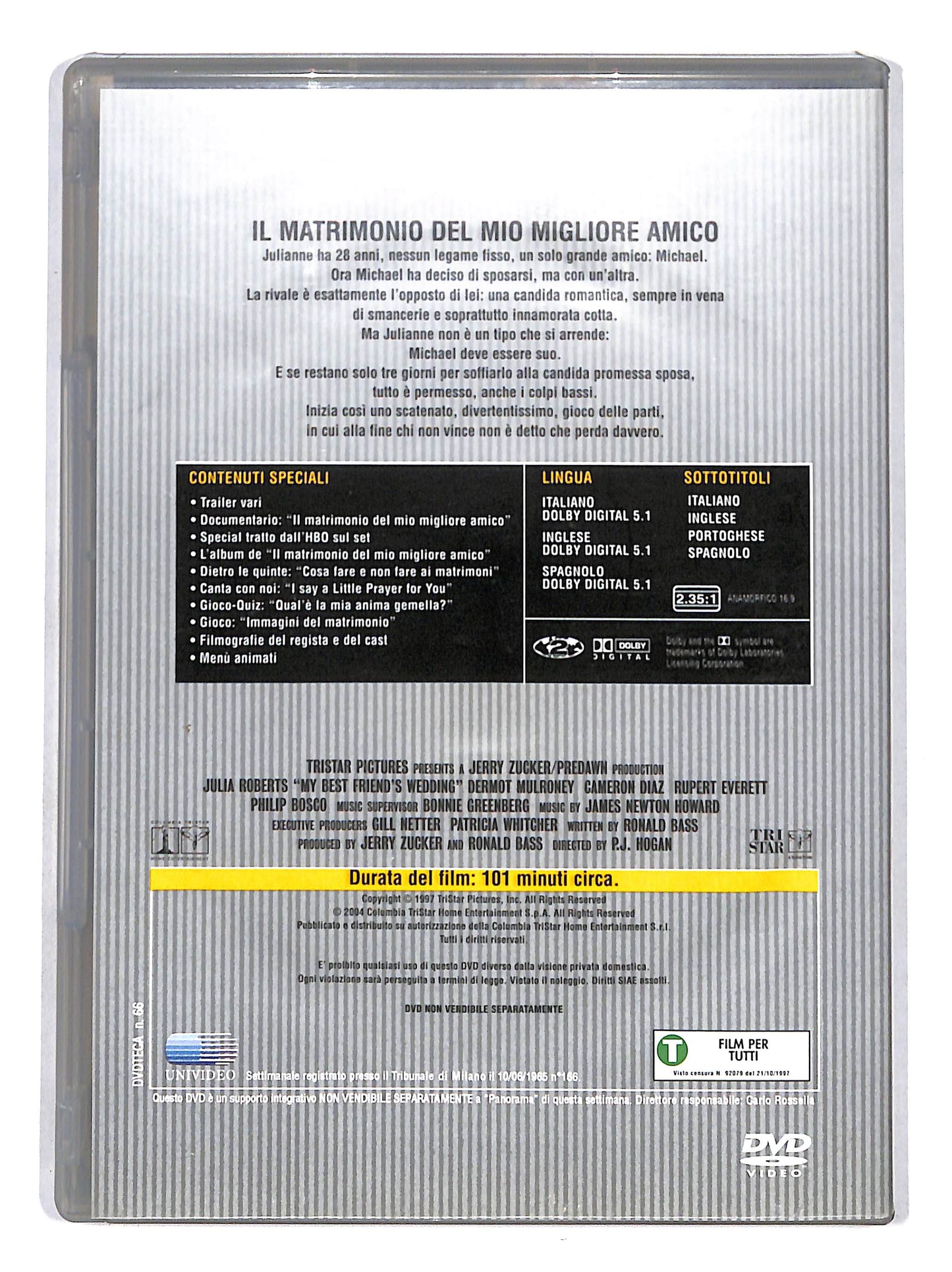 EBOND Il matrimonio del mio migliore amico EDITORIALE DVD DB626758