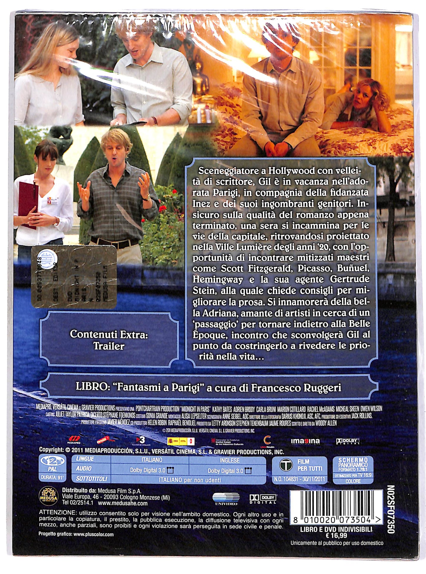 EBOND Midnight in Paris (Libro +) EDIZIONE SPECIALE DIGIPACK DVD DB626924