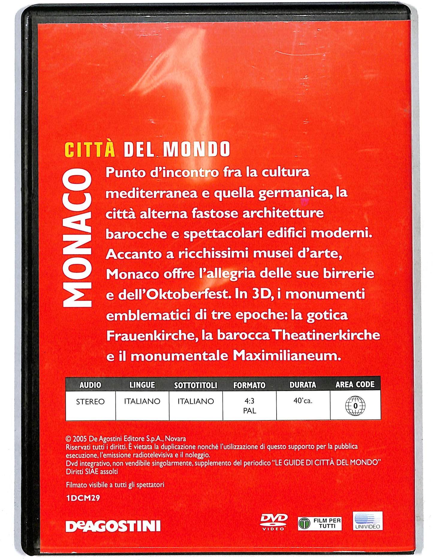 EBOND Citta del mondo Monaco EDITORIALE DVD DB626934