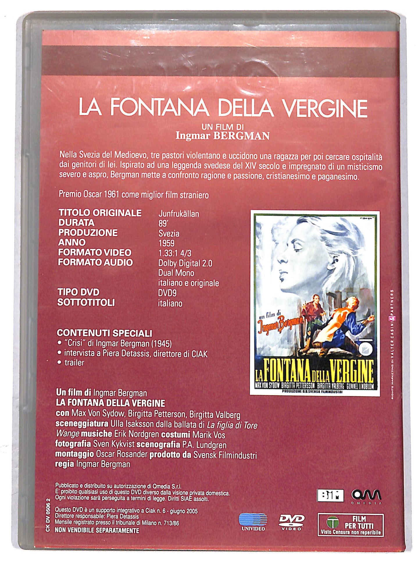 EBOND La fontana della vergine EDITORIALE DVD DB626941
