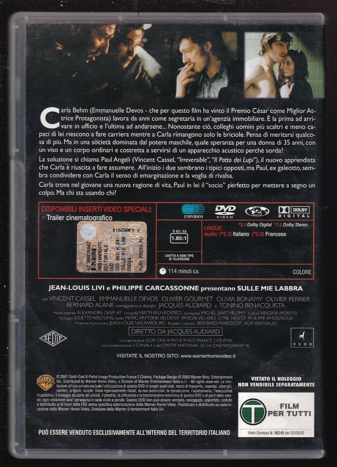 EBOND Sulle Mie Labbra DVD DB626954