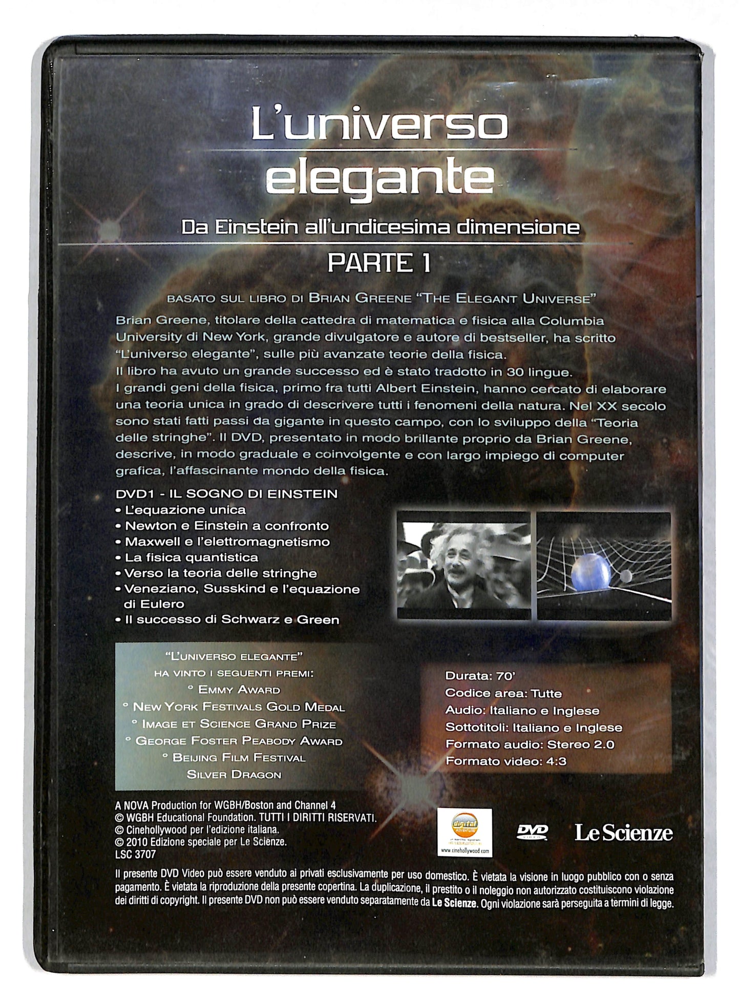 EBOND L'universo elegante parte 1 - da Einstein all' EDITORIALE DVD DB626962